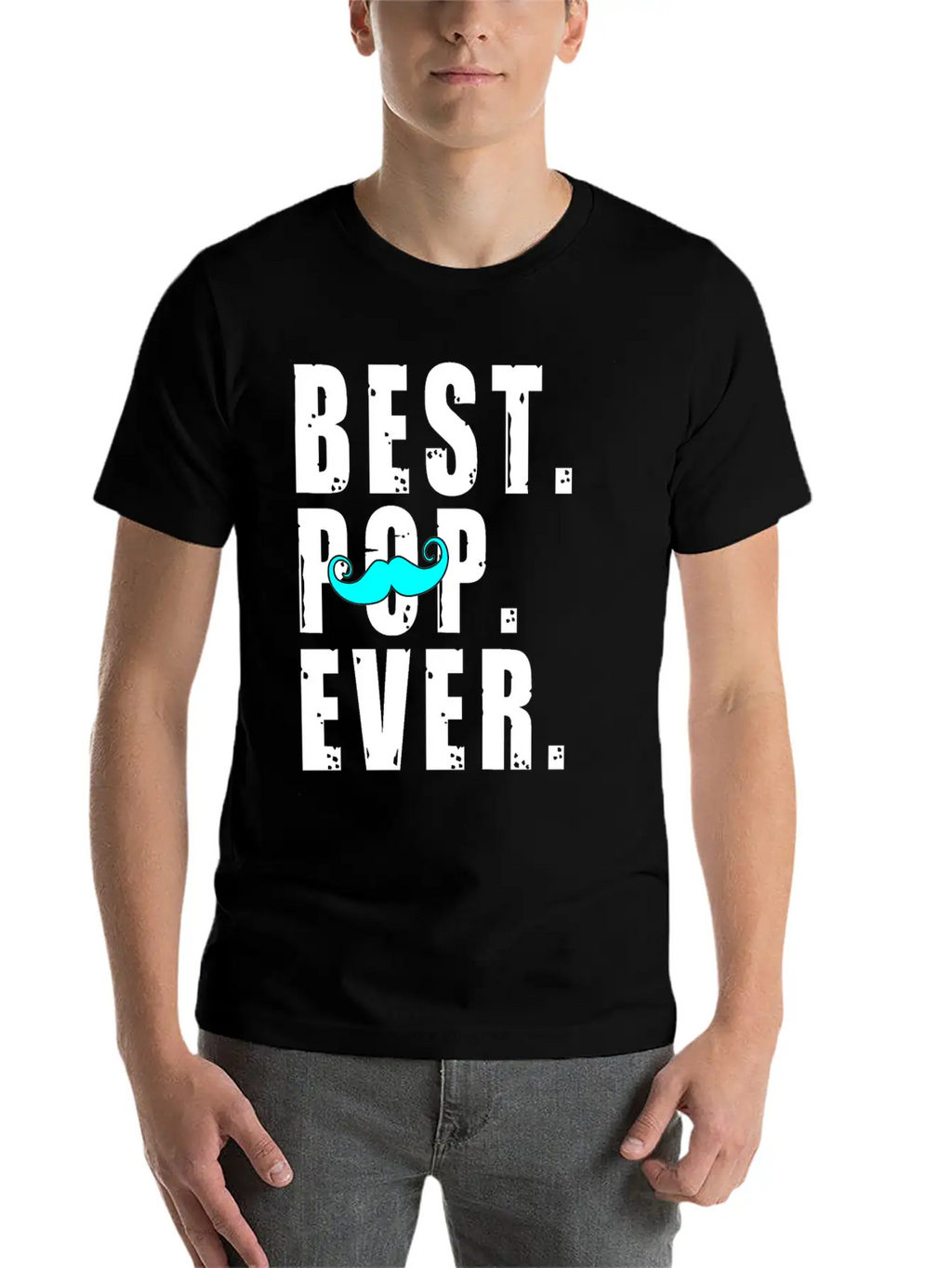 BEST POP EVER Fathers Day Gift - Pop Shirt Unisex Casual T-Shirt – Clean Design For Daily Comfort