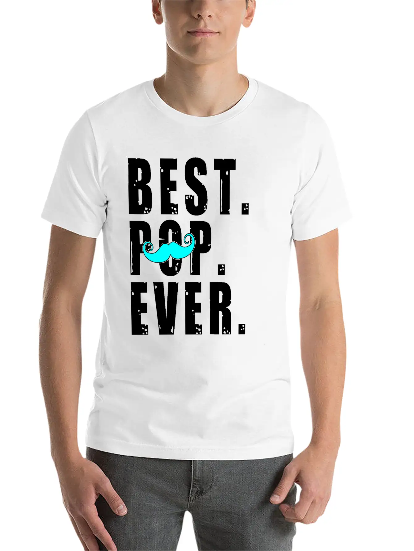 BEST POP EVER Fathers Day Gift - Pop Shirt Unisex Casual T-Shirt – Clean Design For Daily Comfort