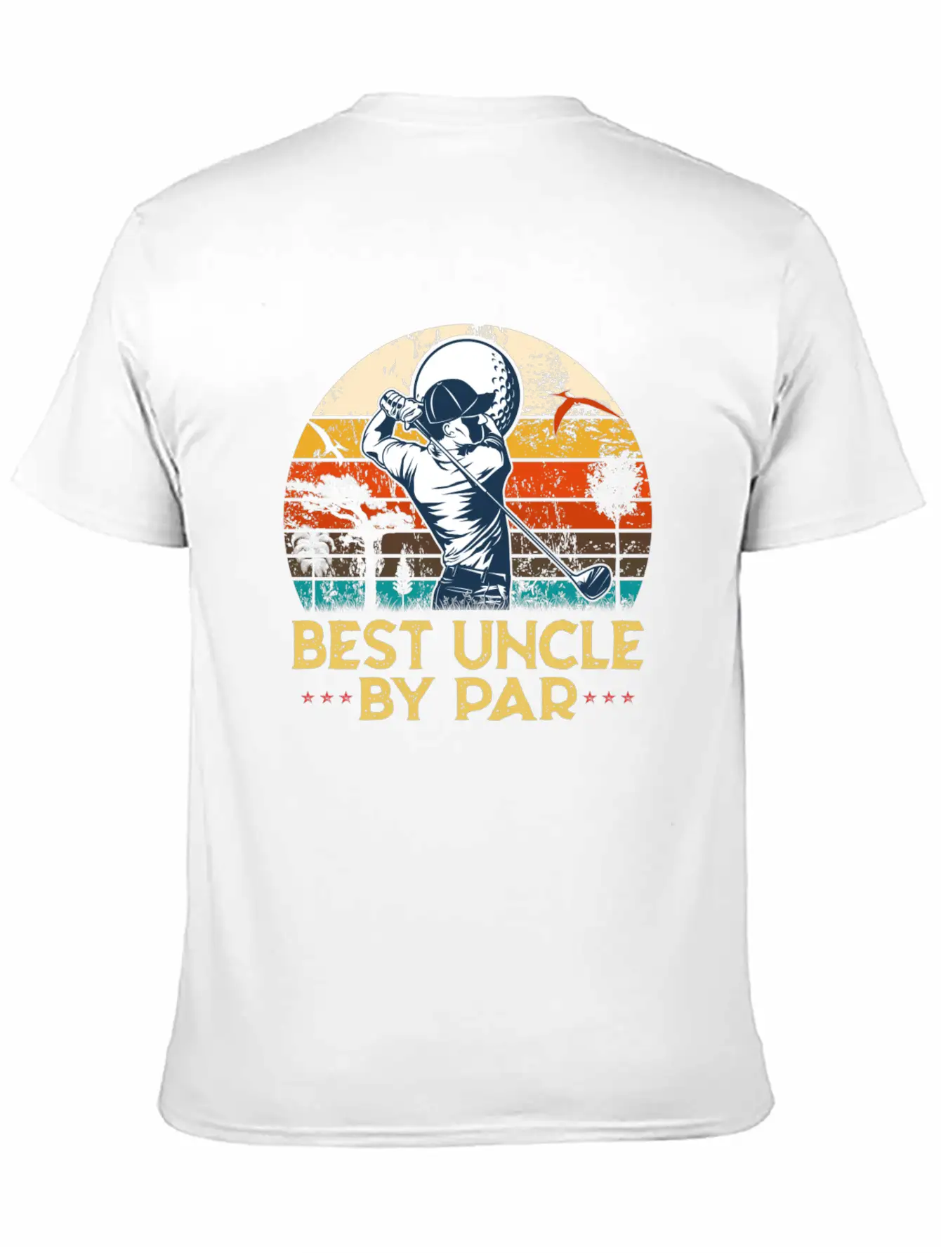 Best Uncle By Par Uncle Play Golf Essential Cotton Tee For Daily Outfits – Unisex Style