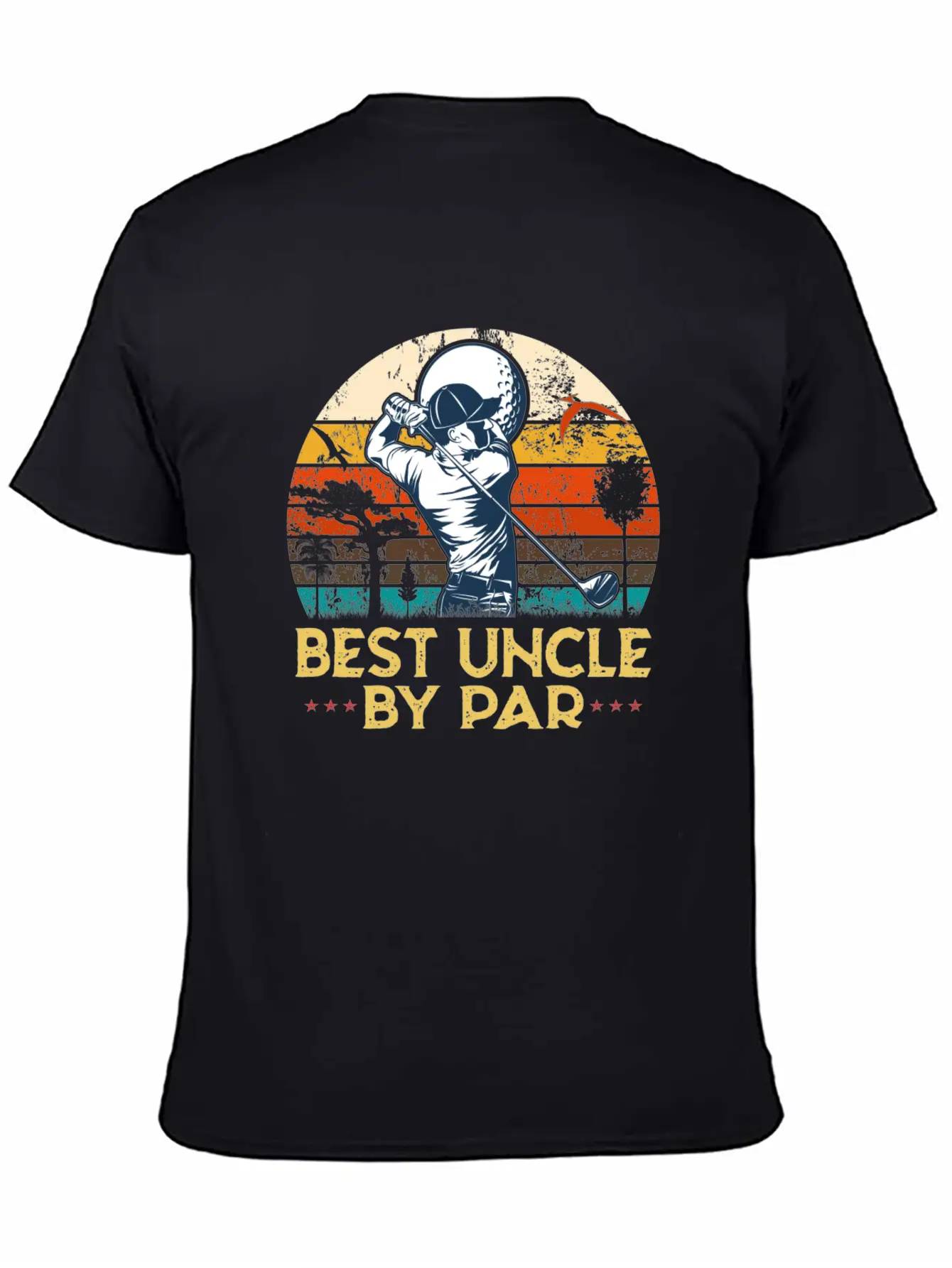 Best Uncle By Par Uncle Play Golf Essential Cotton Tee For Daily Outfits – Unisex Style