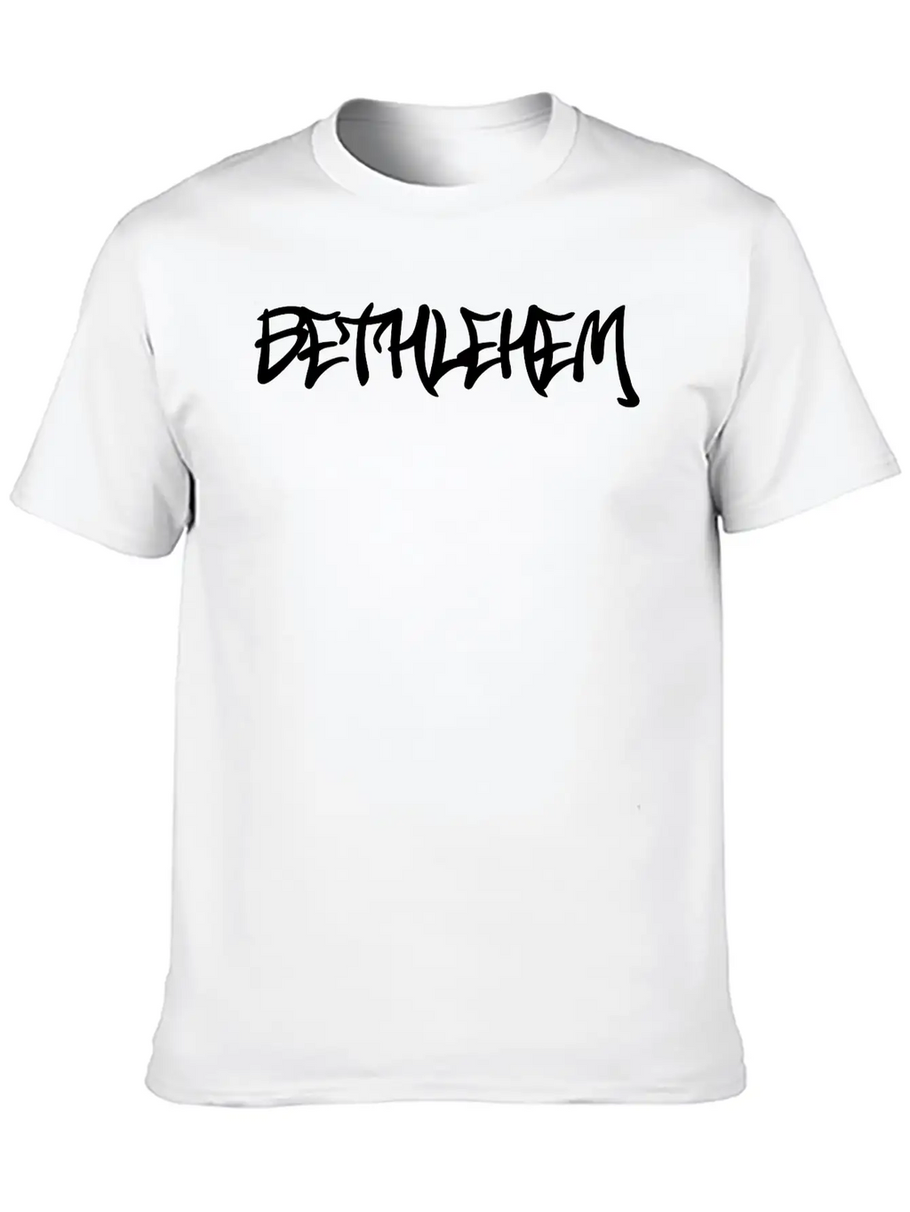 Bethlehem Graffiti Classic Cotton Tee – Unisex Comfort For Any Season