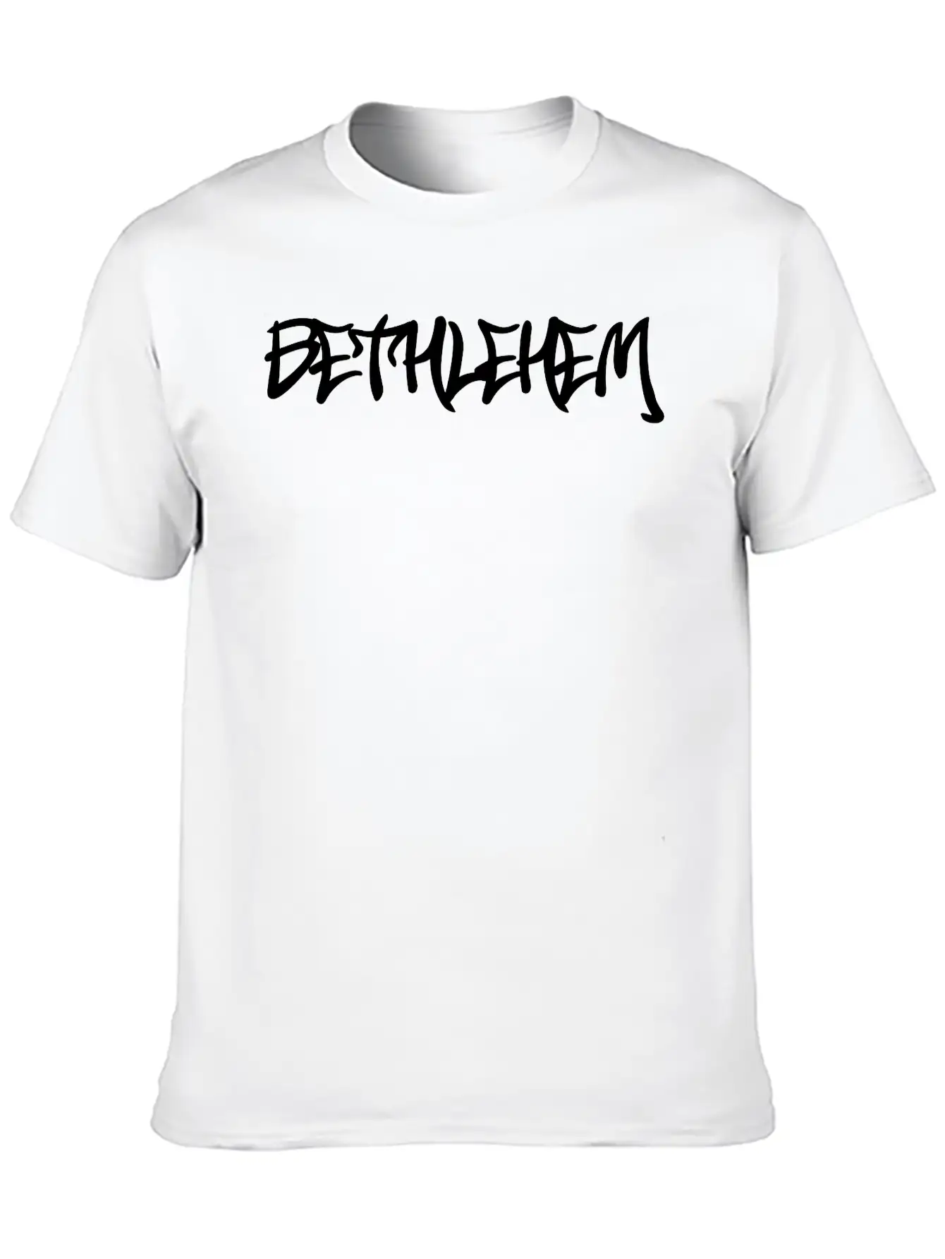 Bethlehem Graffiti Classic Cotton Tee – Unisex Comfort For Any Season