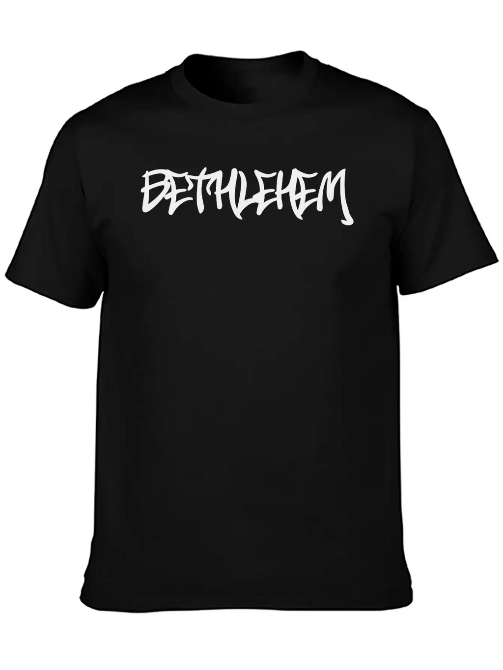 Bethlehem Graffiti Classic Cotton Tee – Unisex Comfort For Any Season