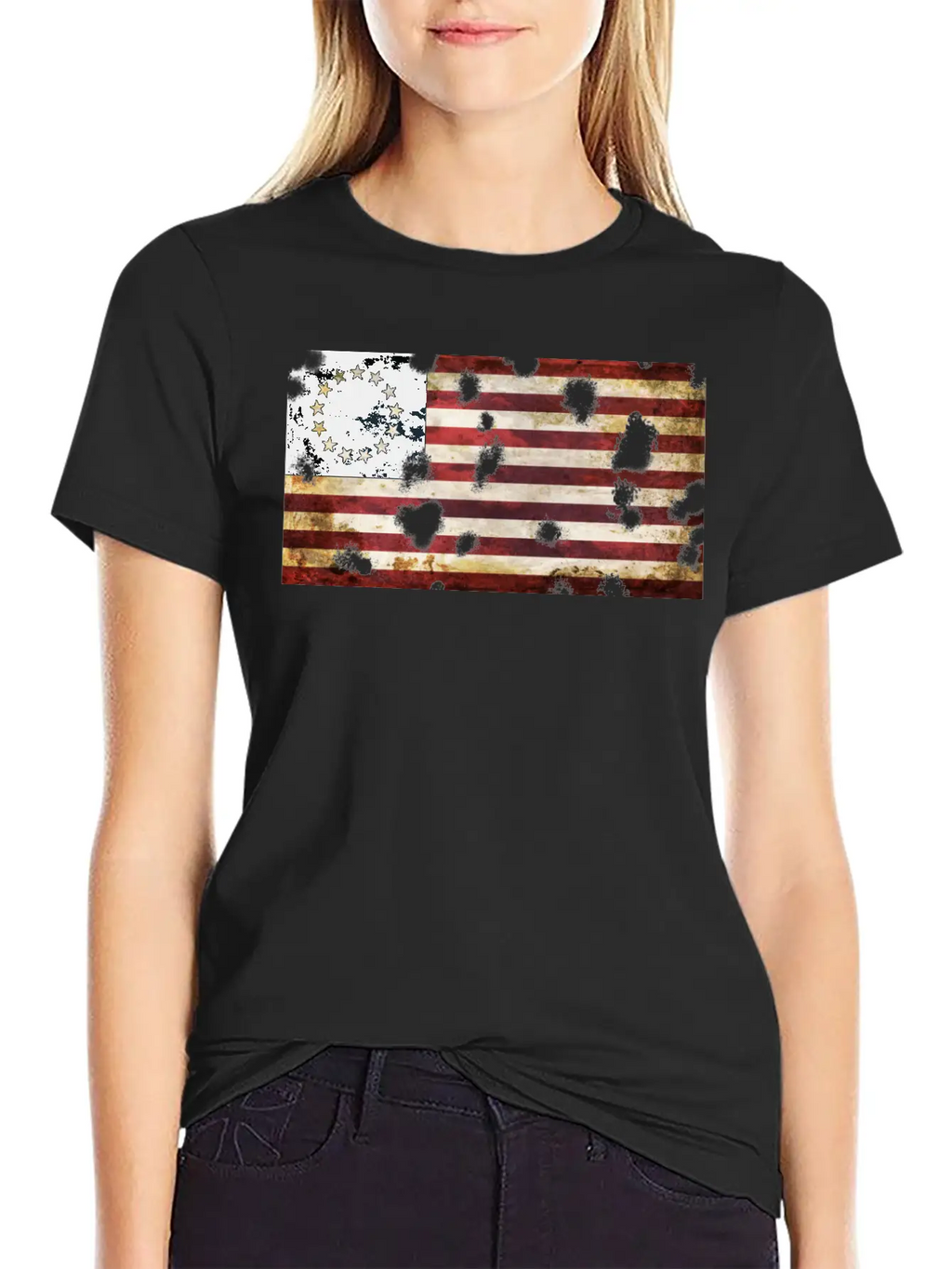 Betsy Ross Flag Essential Cotton Tee For Daily Outfits – Unisex Style