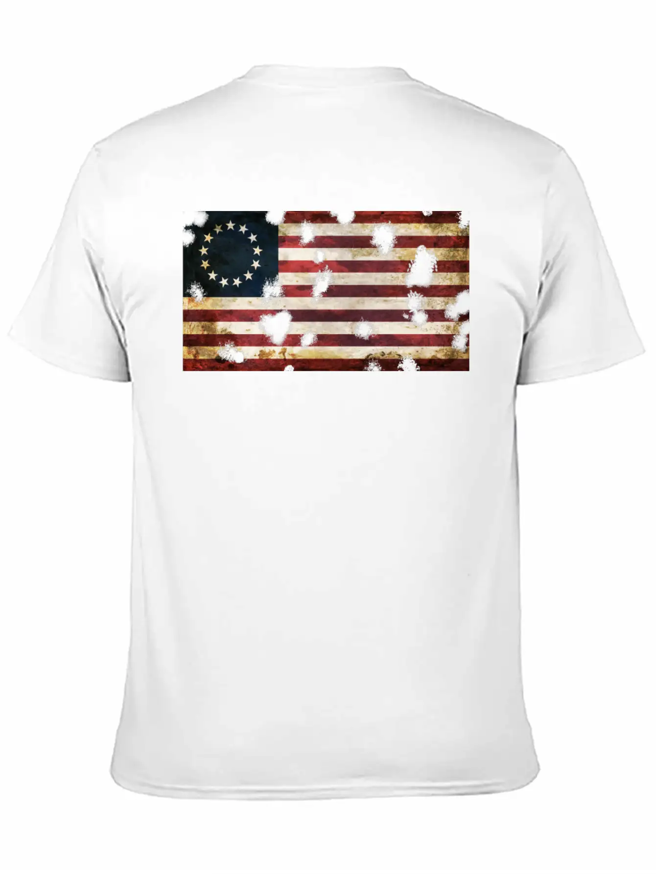 Betsy Ross Flag Essential Cotton Tee For Daily Outfits – Unisex Style