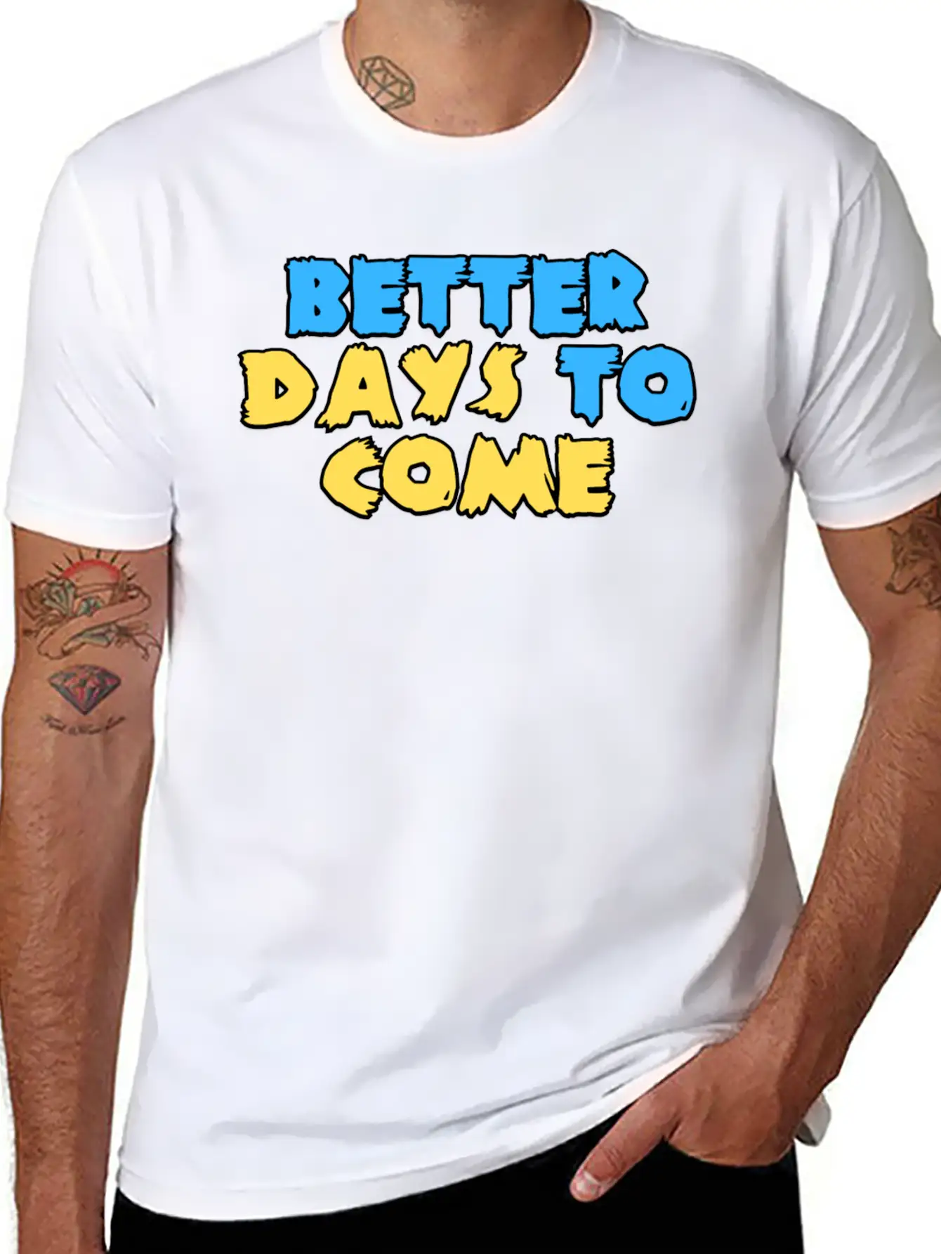 Better Days To Come Classic Cotton Tee – Unisex Comfort For Any Season
