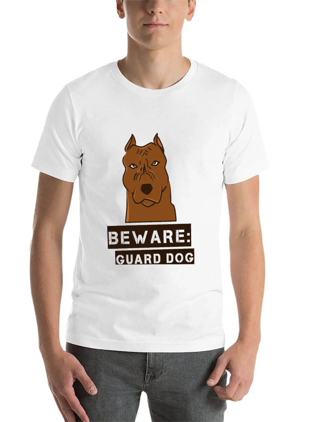 Beware: Guard Dog For OOTD Essential Unisex Summer Tee – Soft Cotton Casual Fit
