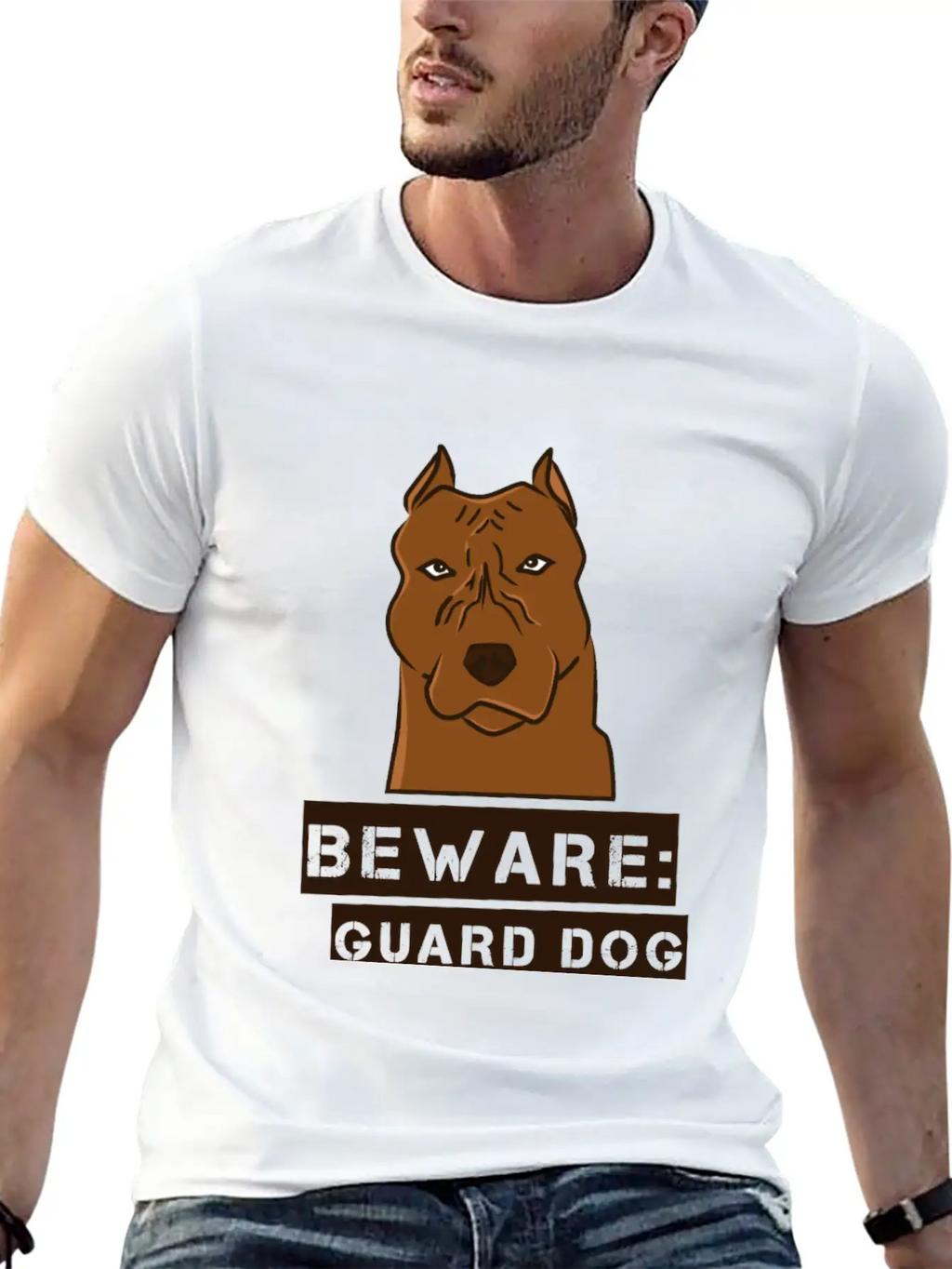 Beware: Guard Dog For OOTD Essential Unisex Summer Tee – Soft Cotton Casual Fit