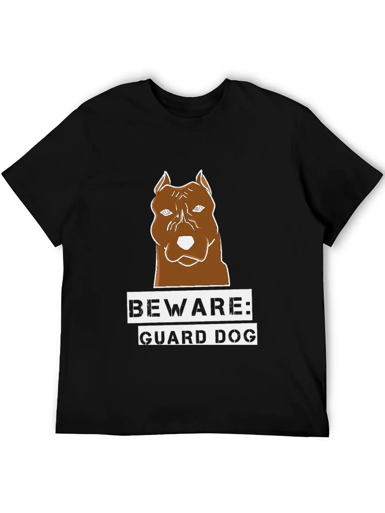 Beware: Guard Dog For OOTD Essential Unisex Summer Tee – Soft Cotton Casual Fit