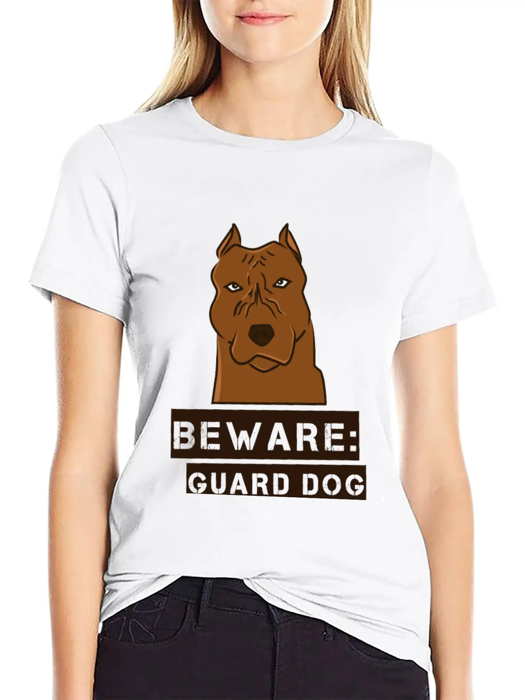 Beware: Guard Dog For OOTD Essential Unisex Summer Tee – Soft Cotton Casual Fit
