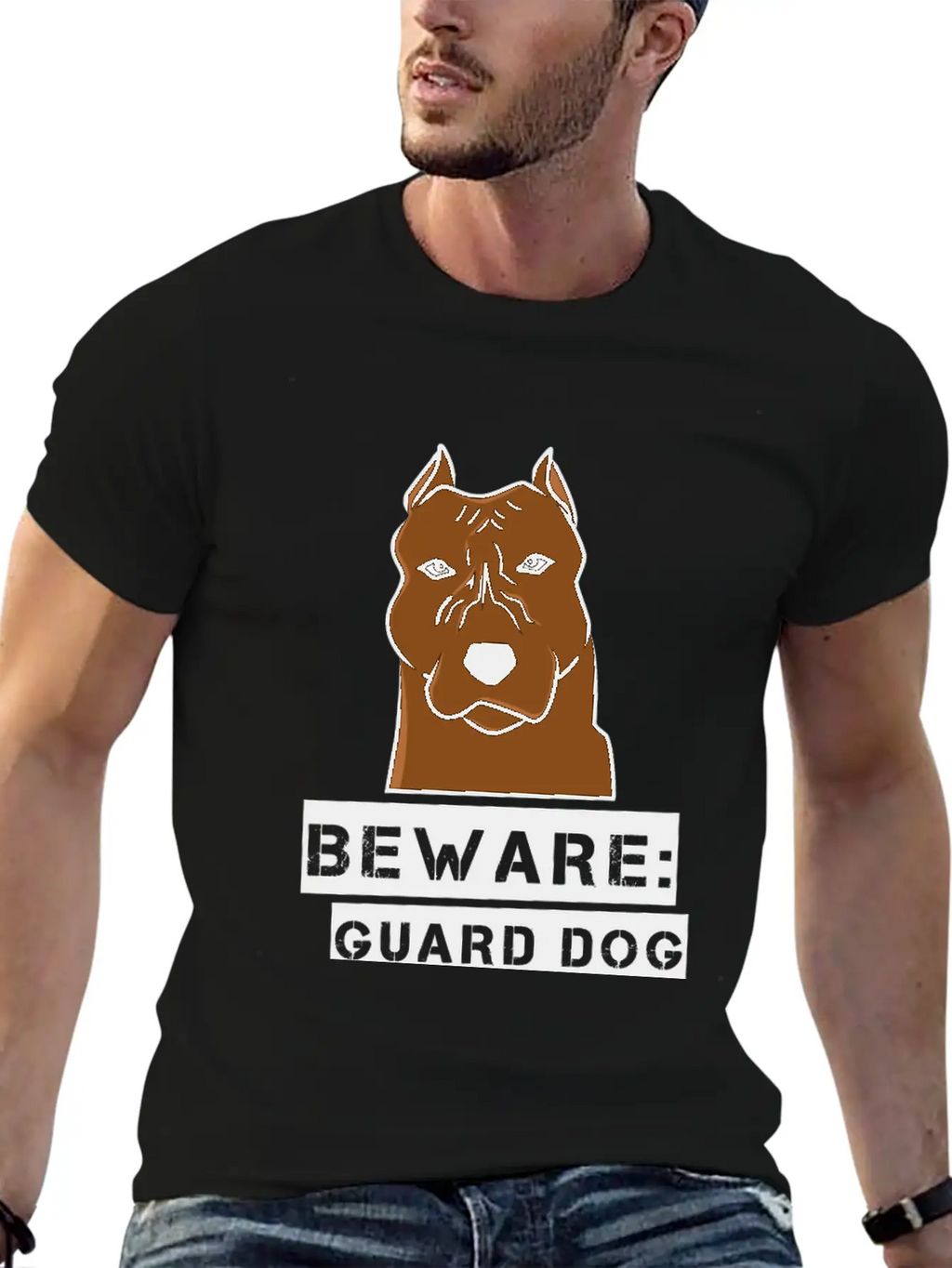 Beware: Guard Dog For OOTD Essential Unisex Summer Tee – Soft Cotton Casual Fit