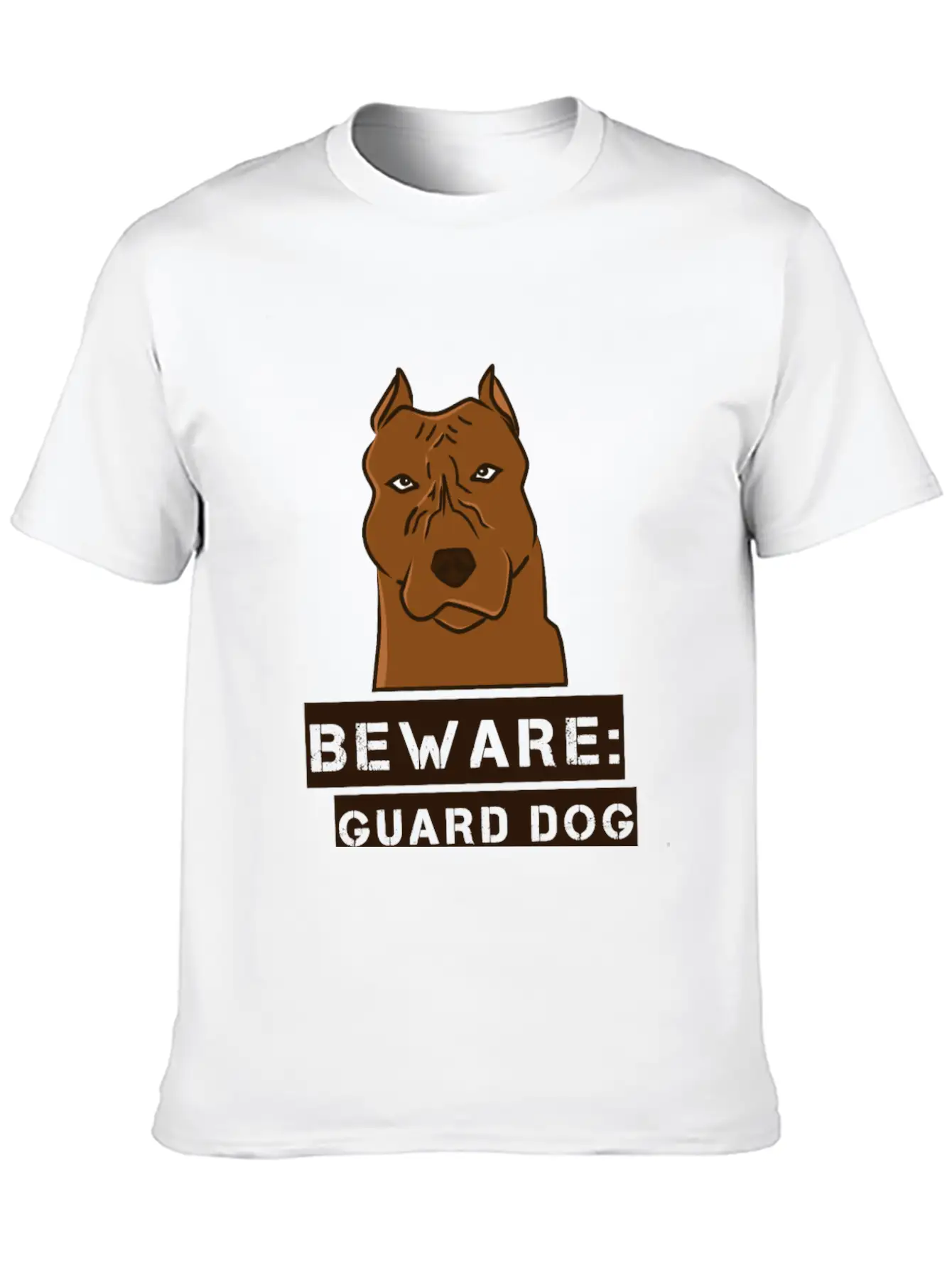 Beware: Guard Dog For OOTD Essential Unisex Summer Tee – Soft Cotton Casual Fit