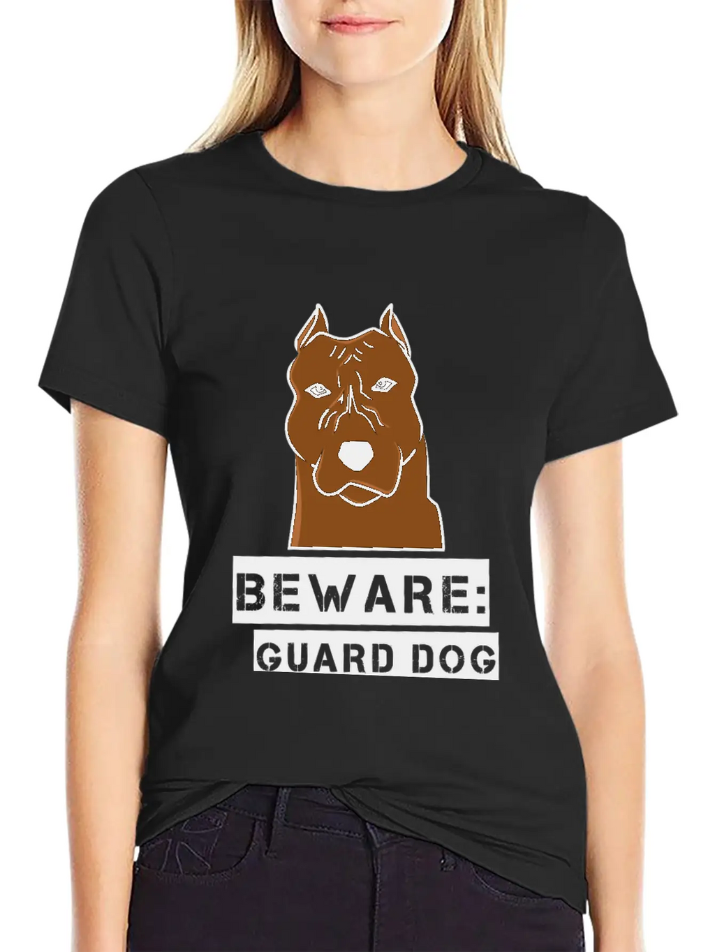 Beware: Guard Dog For OOTD Essential Unisex Summer Tee – Soft Cotton Casual Fit
