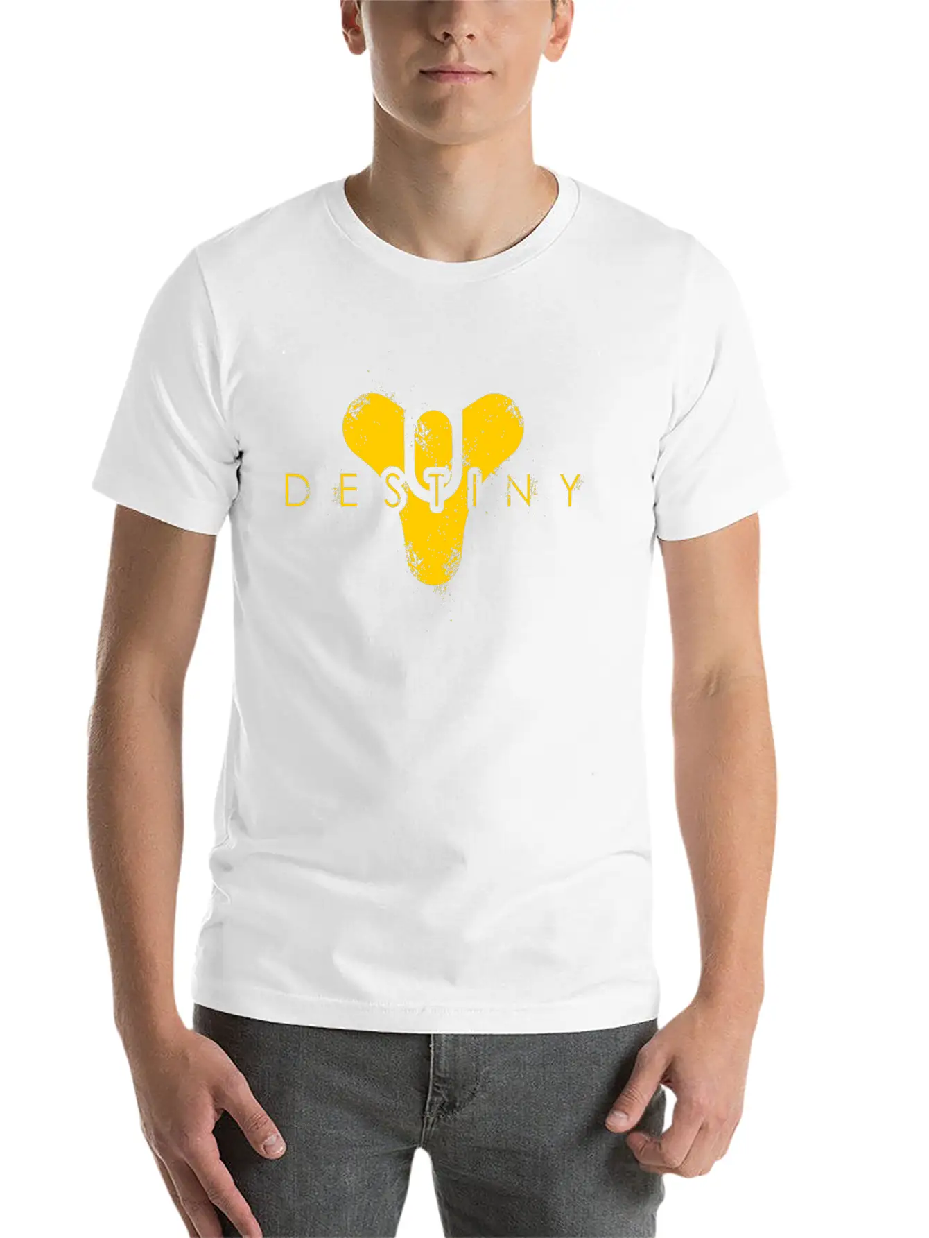 Beyond Light Yellow Classic Cotton Tee – Unisex Comfort For Any Season