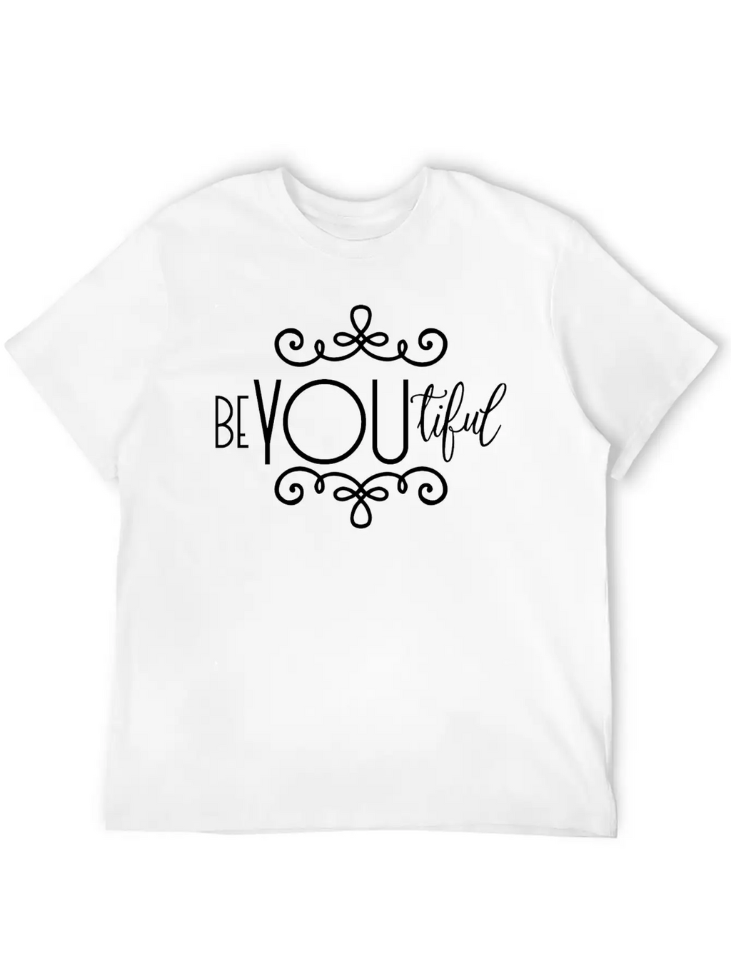 Beyoutiful Inspirational Inspiration Quote Design Relaxed Everyday Tee – Lightweight And Durable Cotton