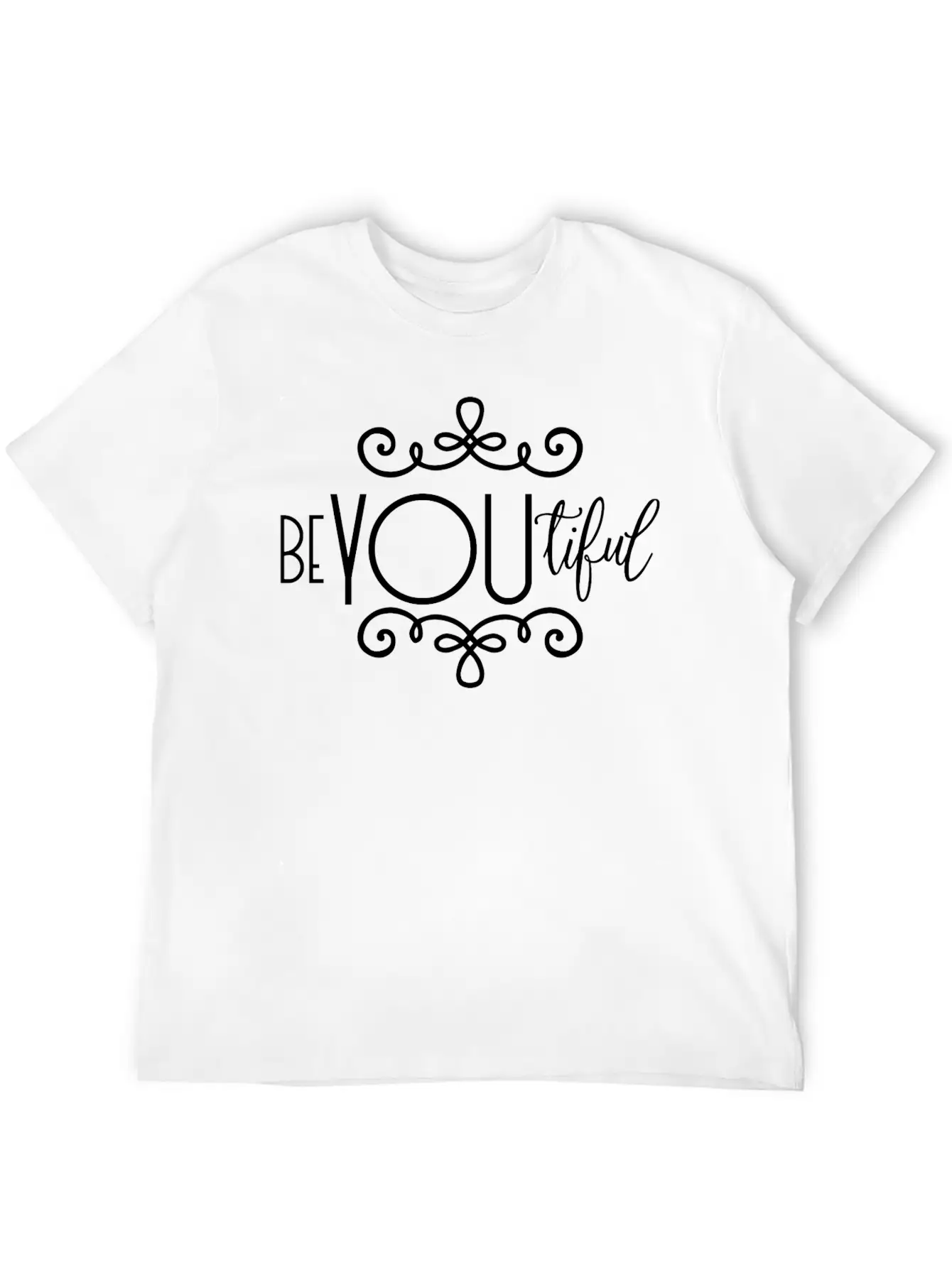 Beyoutiful Inspirational Inspiration Quote Design Relaxed Everyday Tee – Lightweight And Durable Cotton
