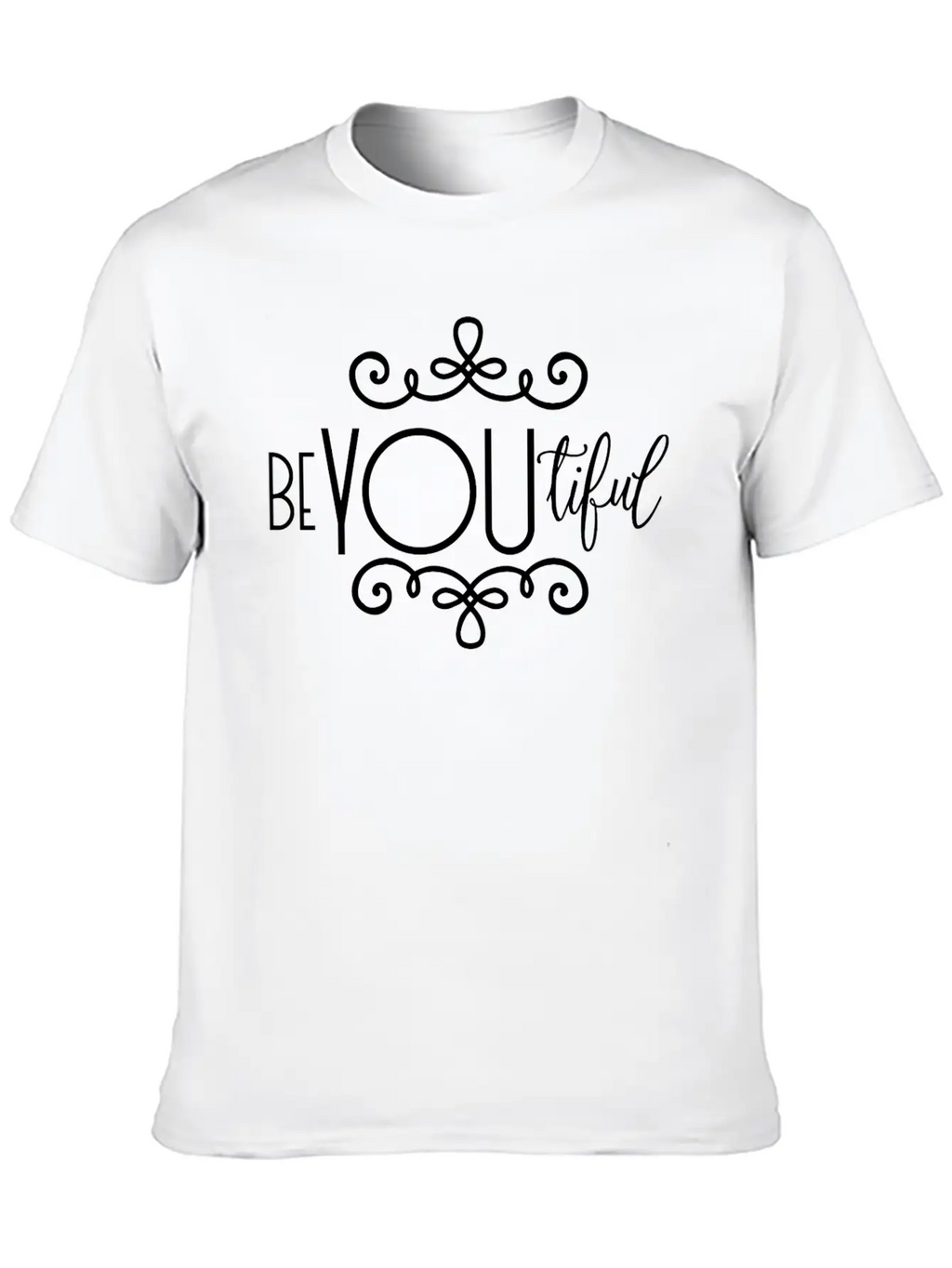 Beyoutiful Inspirational Inspiration Quote Design Relaxed Everyday Tee – Lightweight And Durable Cotton