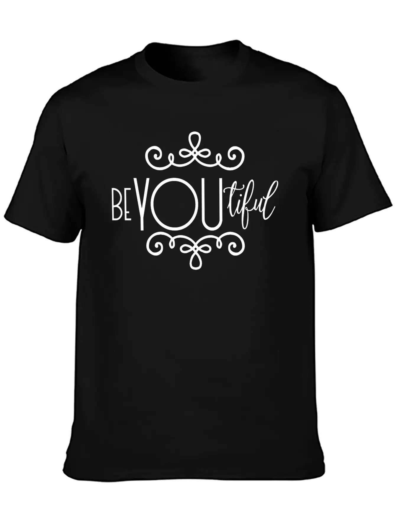 Beyoutiful Inspirational Inspiration Quote Design Relaxed Everyday Tee – Lightweight And Durable Cotton