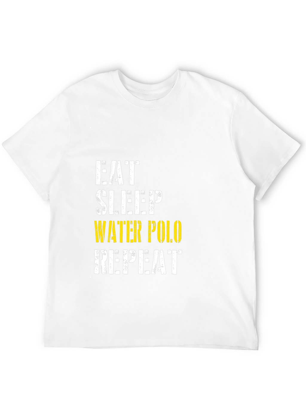 Eat Sleep Water Polo Repeat Black T-Shirt