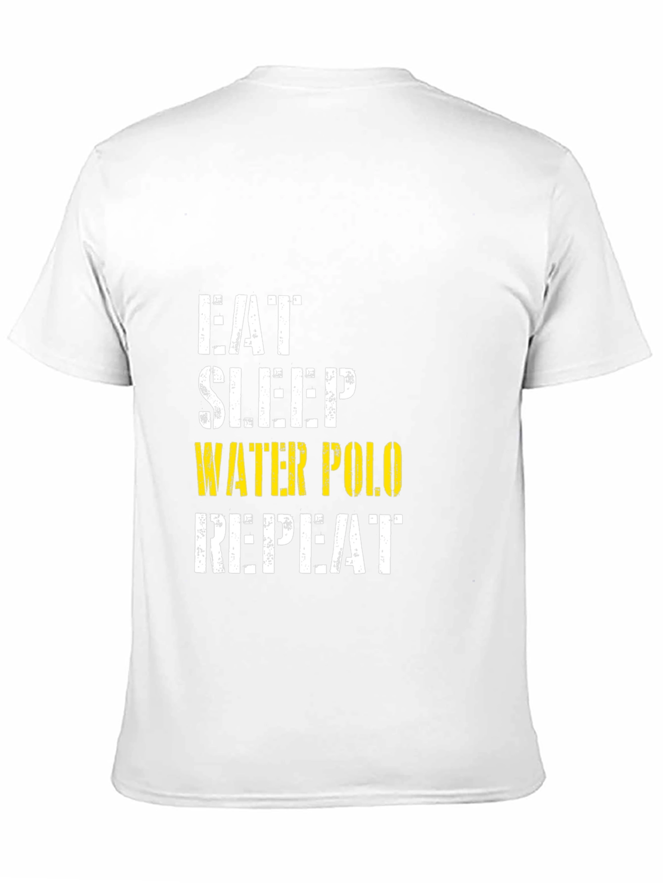Eat Sleep Water Polo Repeat Black T-Shirt
