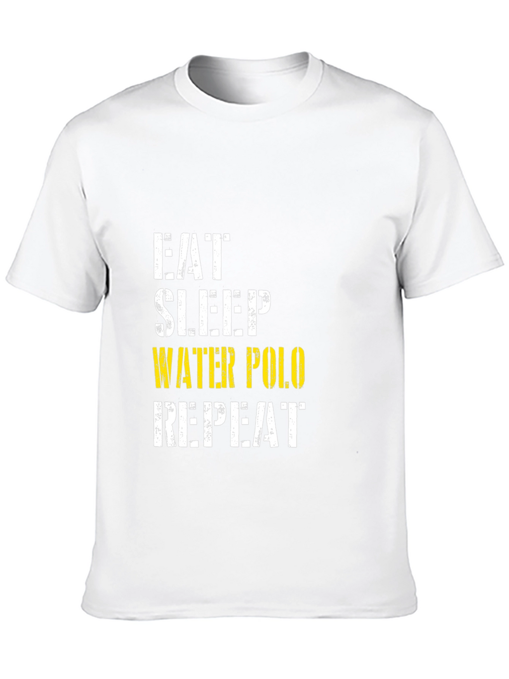 Eat Sleep Water Polo Repeat Black T-Shirt