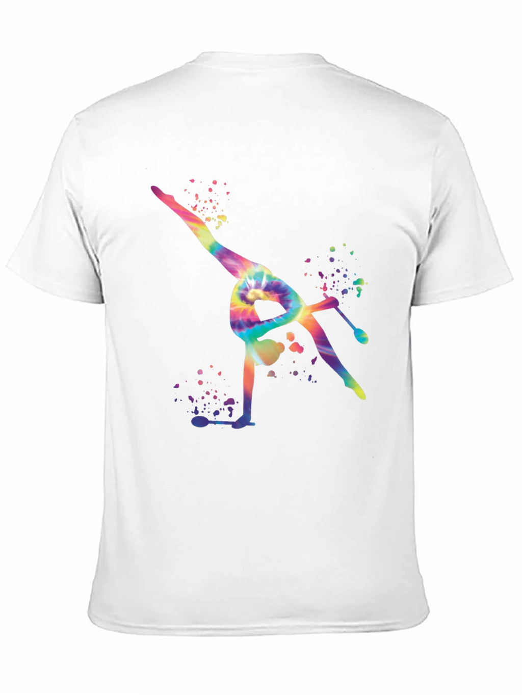 Gymnast Tie-Dye Black T-Shirt