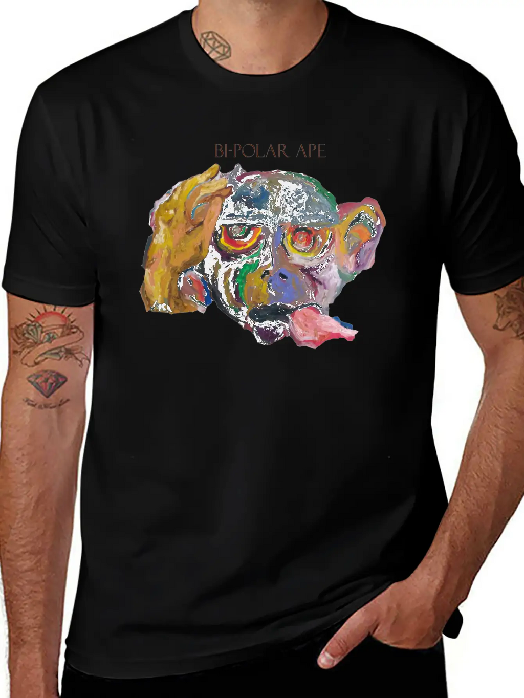 Bi Polar Ape Classic Cotton Tee – Unisex Comfort For Any Season