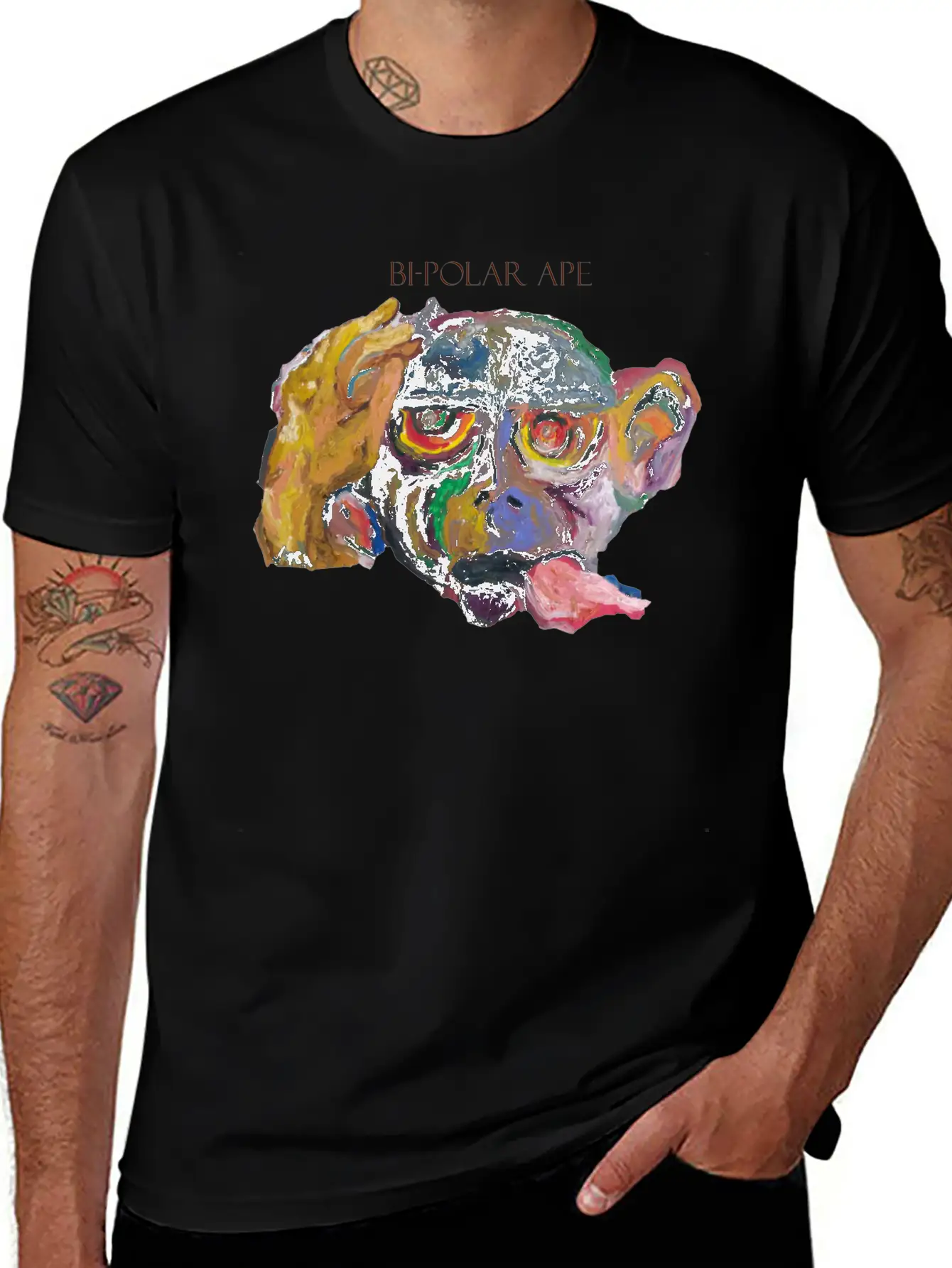 Bi Polar Ape Classic Cotton Tee – Unisex Comfort For Any Season