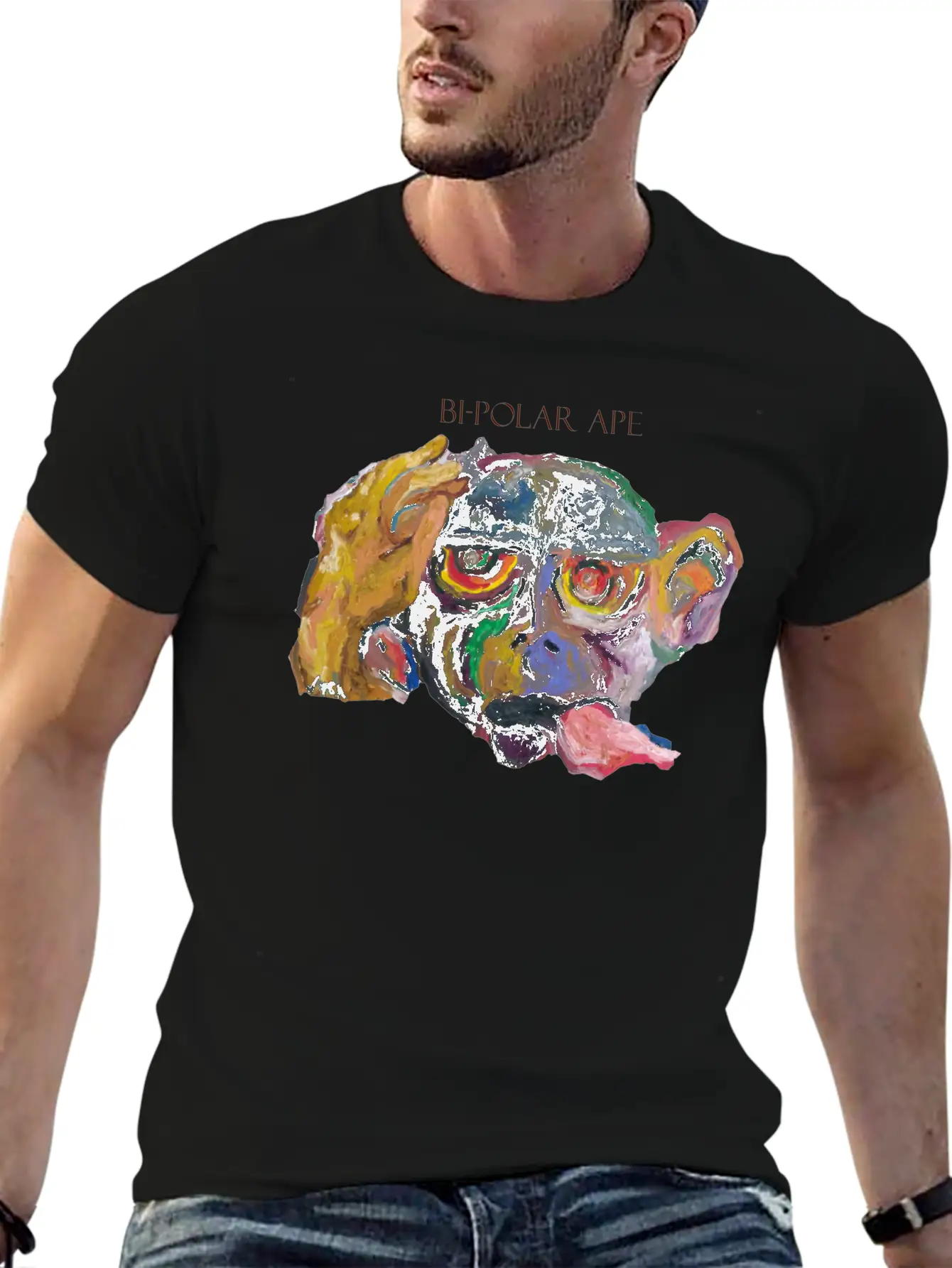 Bi Polar Ape Classic Cotton Tee – Unisex Comfort For Any Season