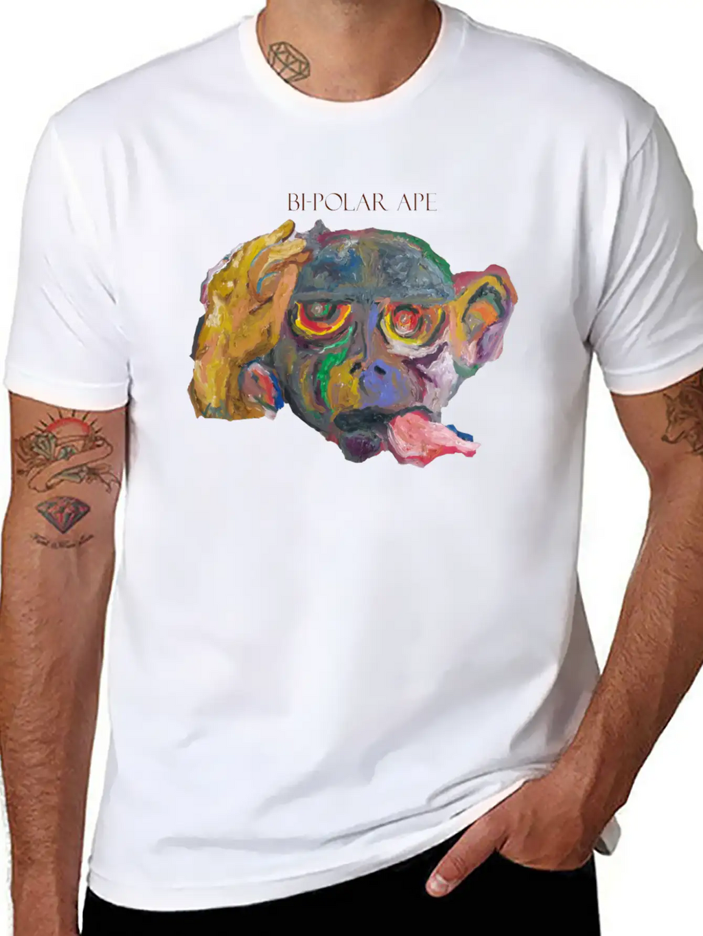 Bi Polar Ape Classic Cotton Tee – Unisex Comfort For Any Season