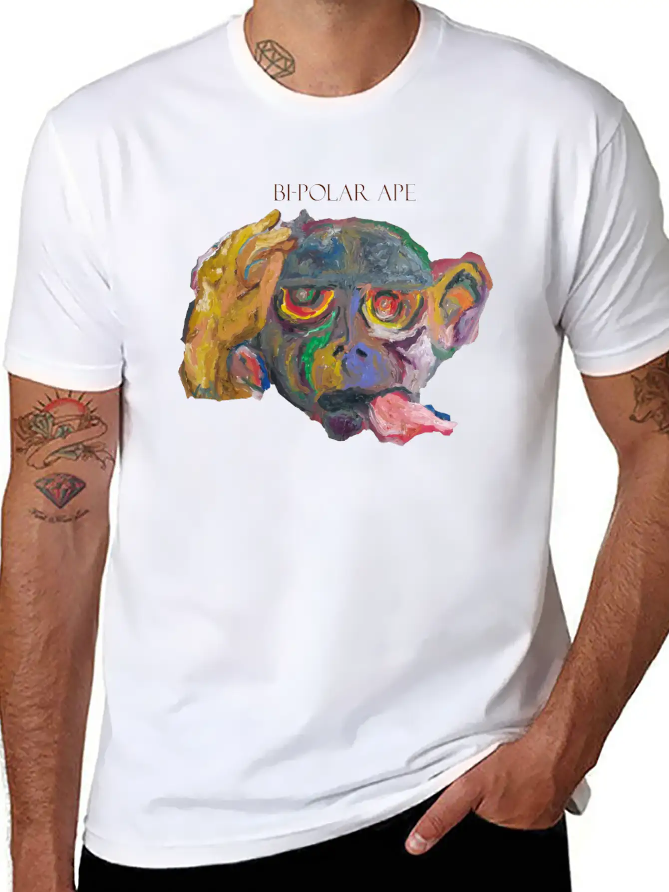 Bi Polar Ape Classic Cotton Tee – Unisex Comfort For Any Season