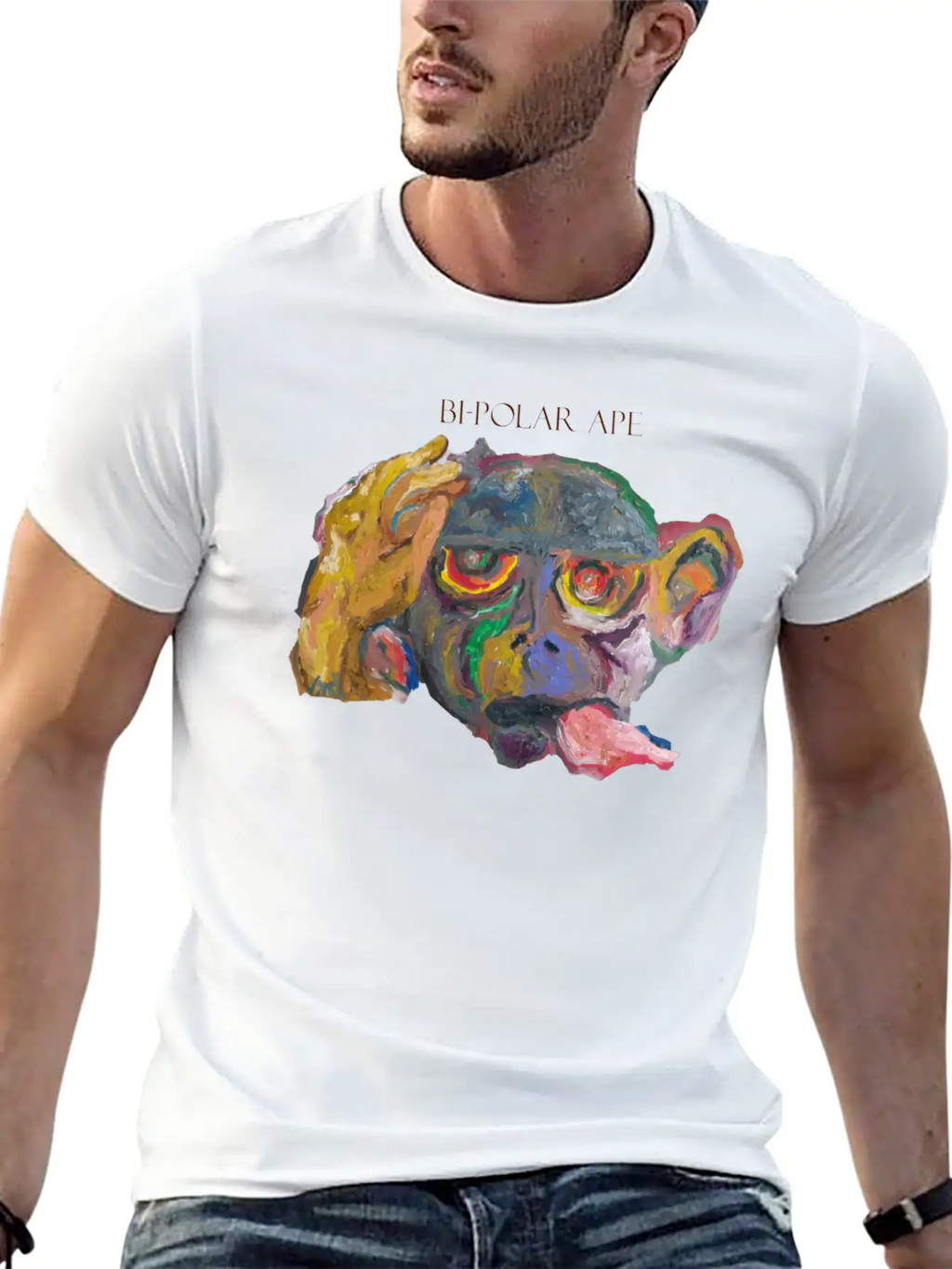 Bi Polar Ape Classic Cotton Tee – Unisex Comfort For Any Season