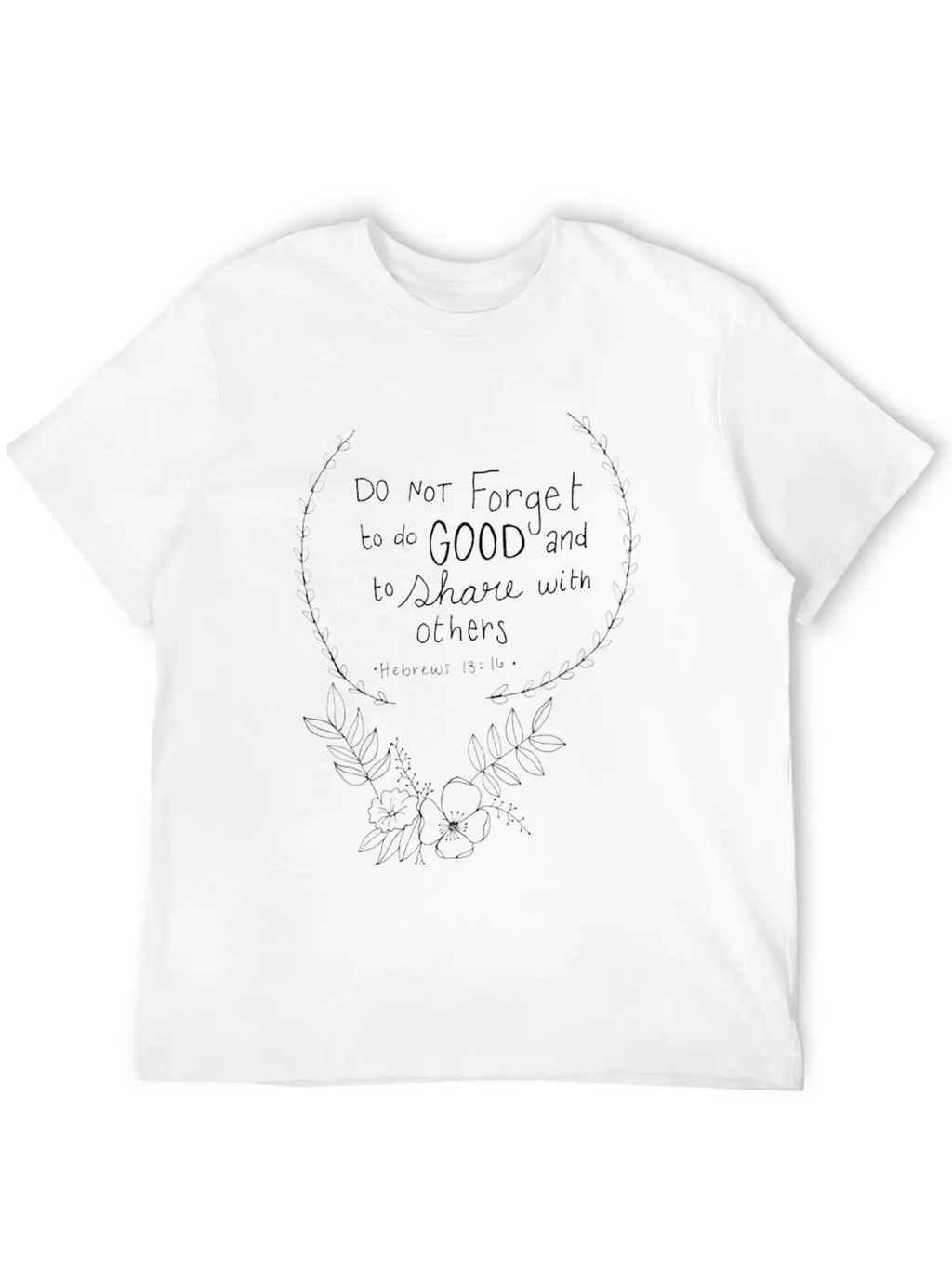 Bible Verse Breathable Soft Cotton T-Shirt – Timeless Casual Look