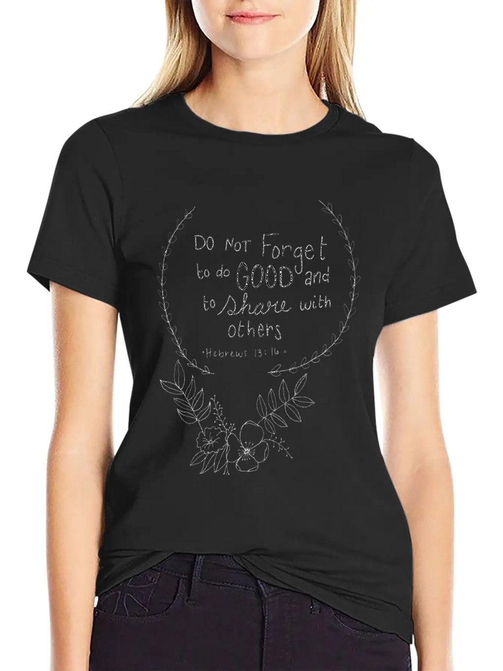 Bible Verse Breathable Soft Cotton T-Shirt – Timeless Casual Look