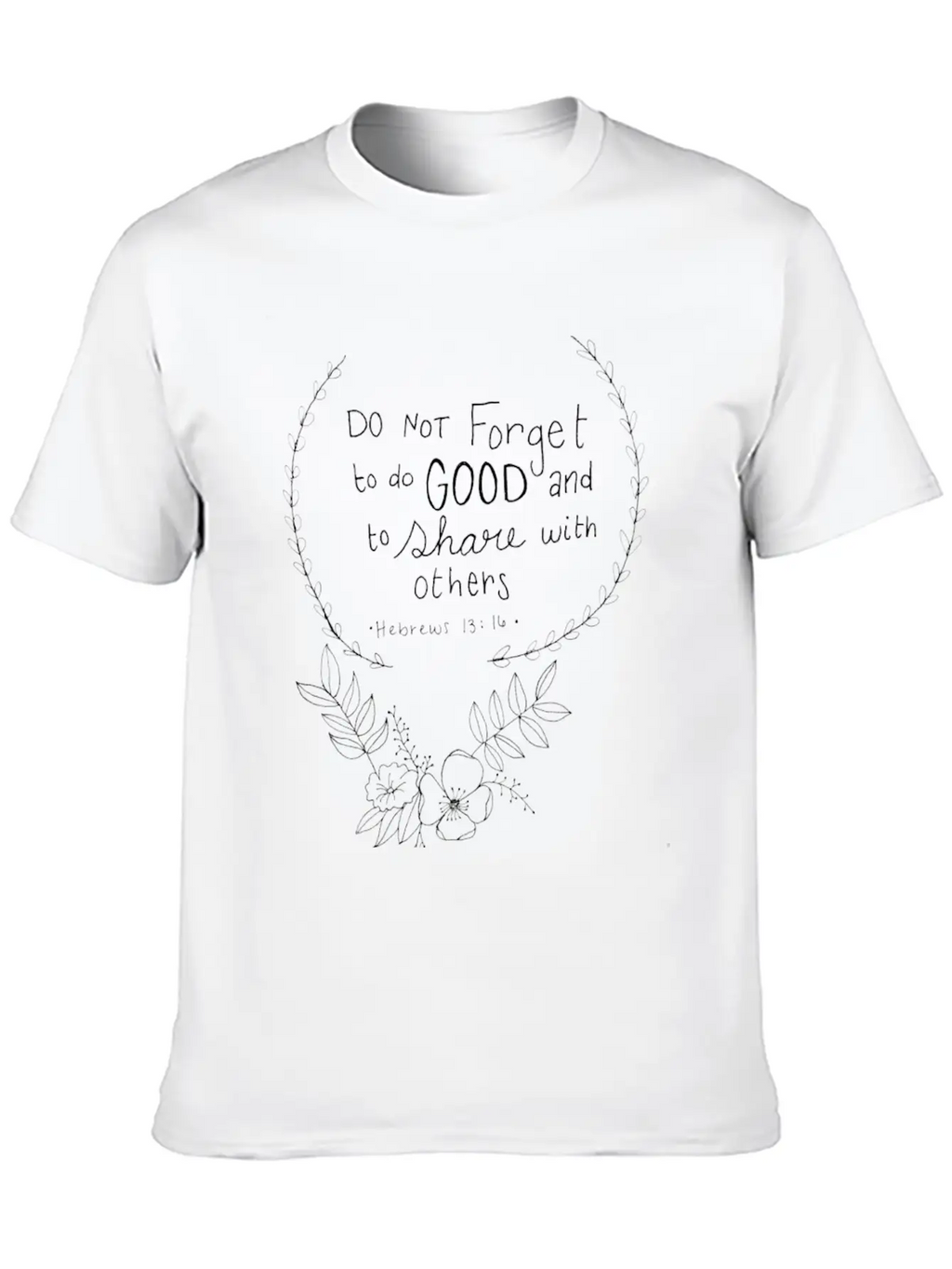 Bible Verse Breathable Soft Cotton T-Shirt – Timeless Casual Look