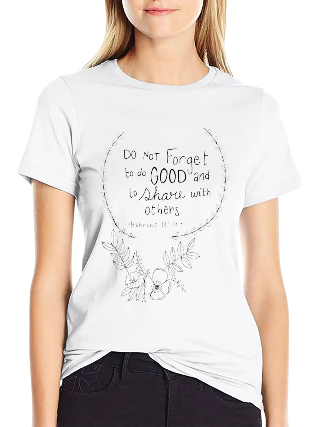 Bible Verse Breathable Soft Cotton T-Shirt – Timeless Casual Look