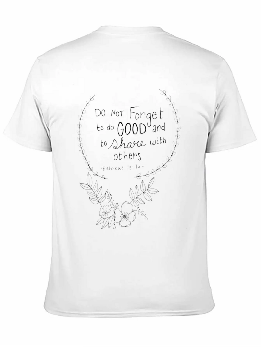Bible Verse Breathable Soft Cotton T-Shirt – Timeless Casual Look