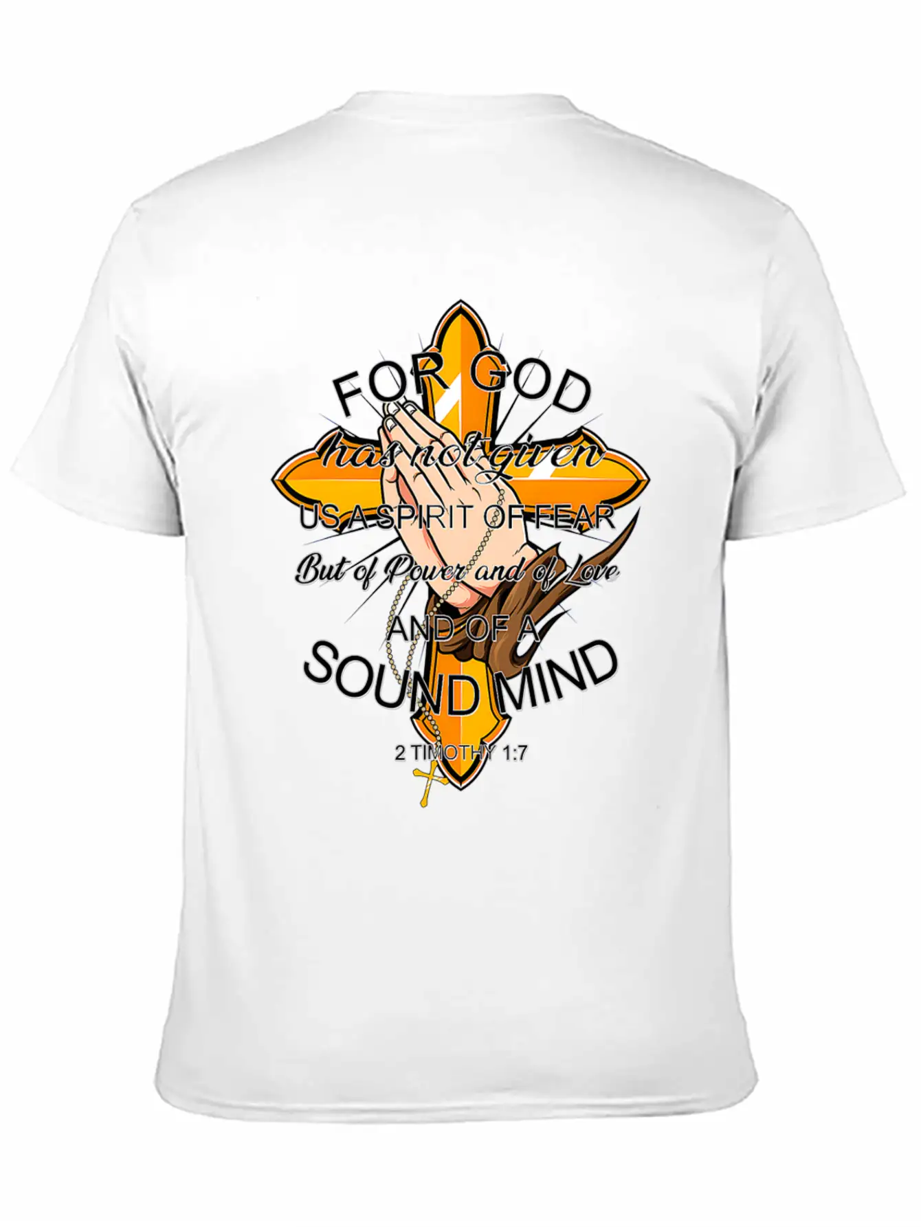 Bible Verse For God Has Not Given Us Spirit Of Modern Fit Casual T-Shirt – Clean And Versatile Design