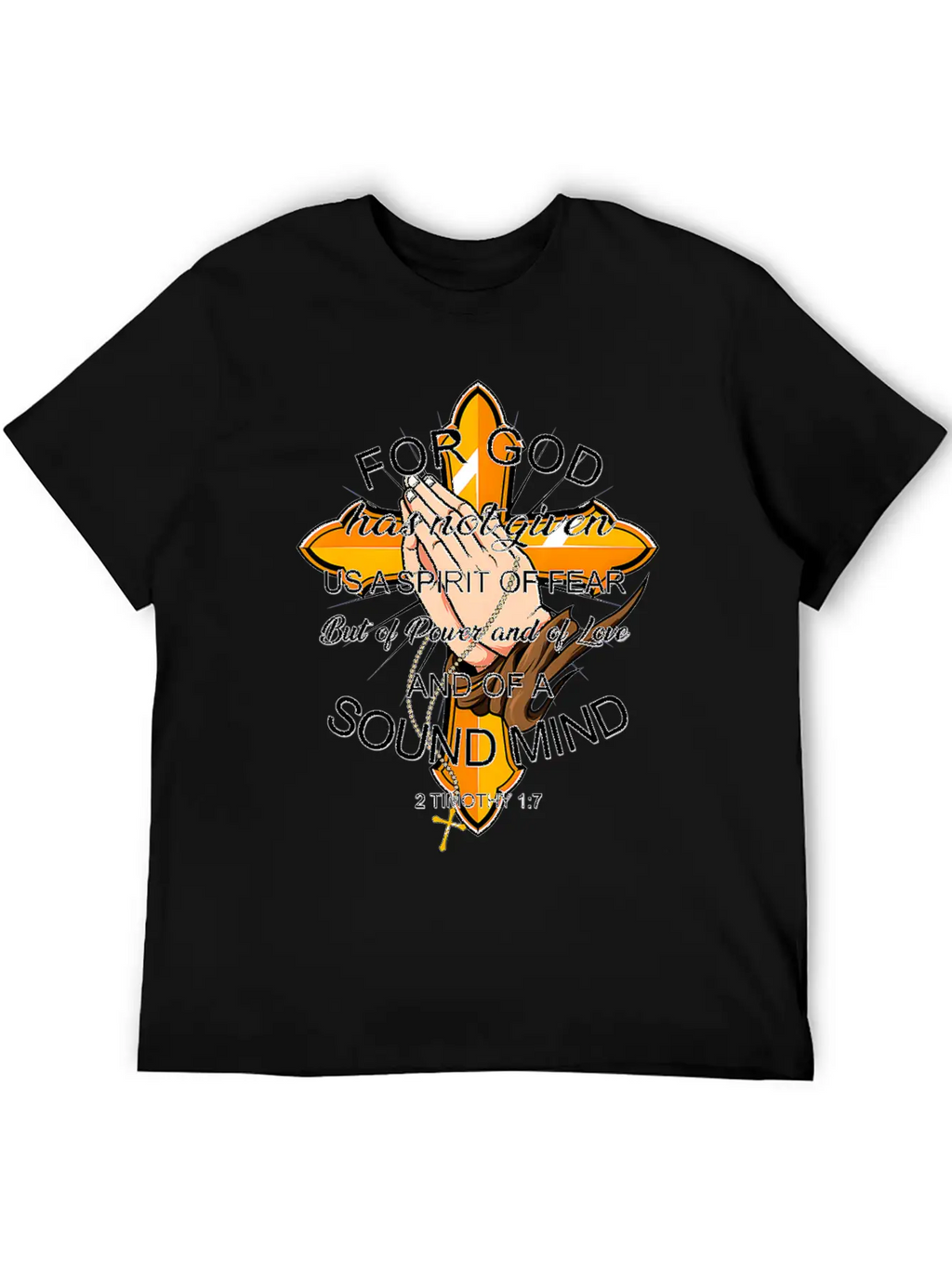Bible Verse For God Has Not Given Us Spirit Of Modern Fit Casual T-Shirt – Clean And Versatile Design