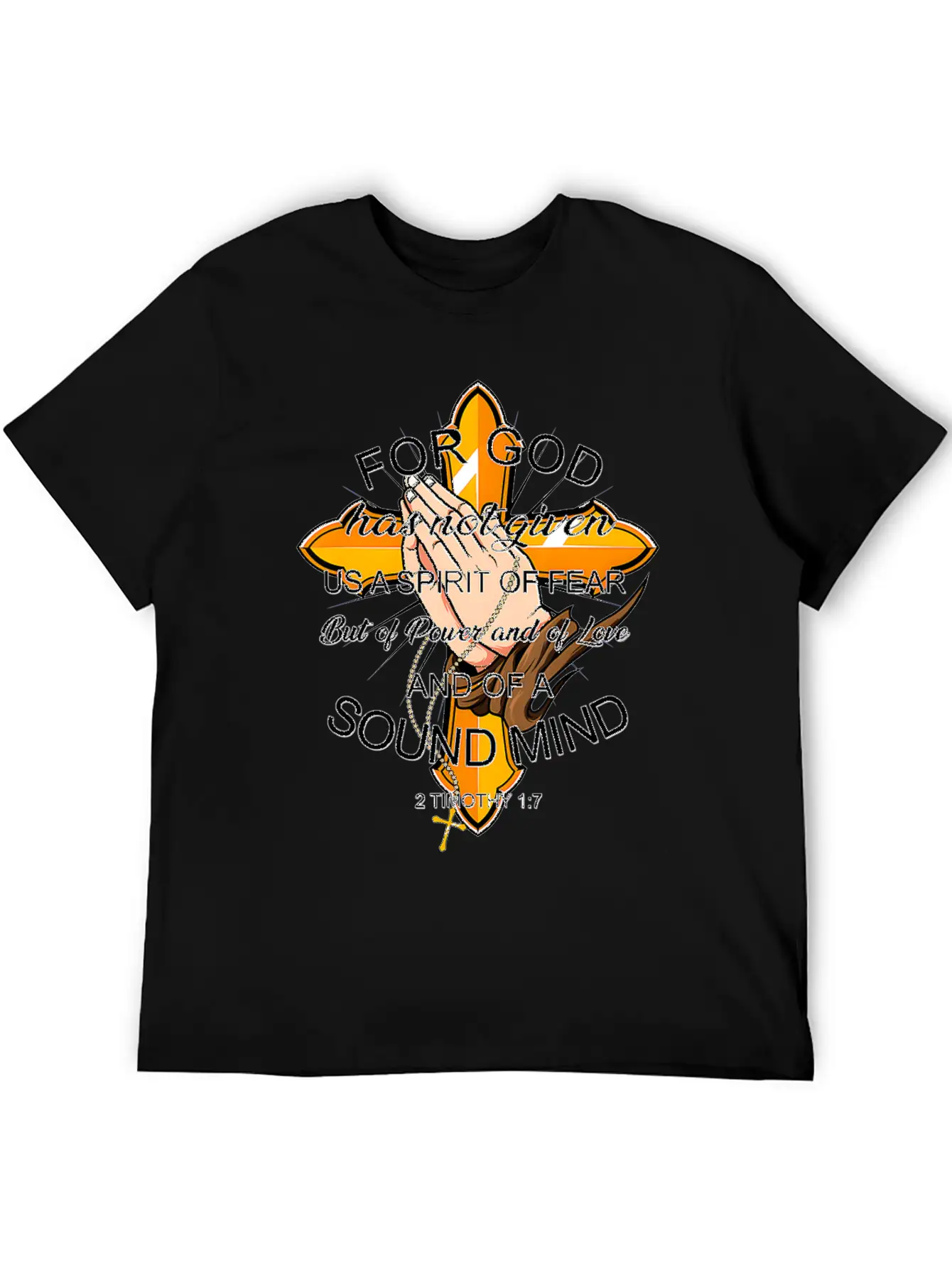 Bible Verse For God Has Not Given Us Spirit Of Modern Fit Casual T-Shirt – Clean And Versatile Design
