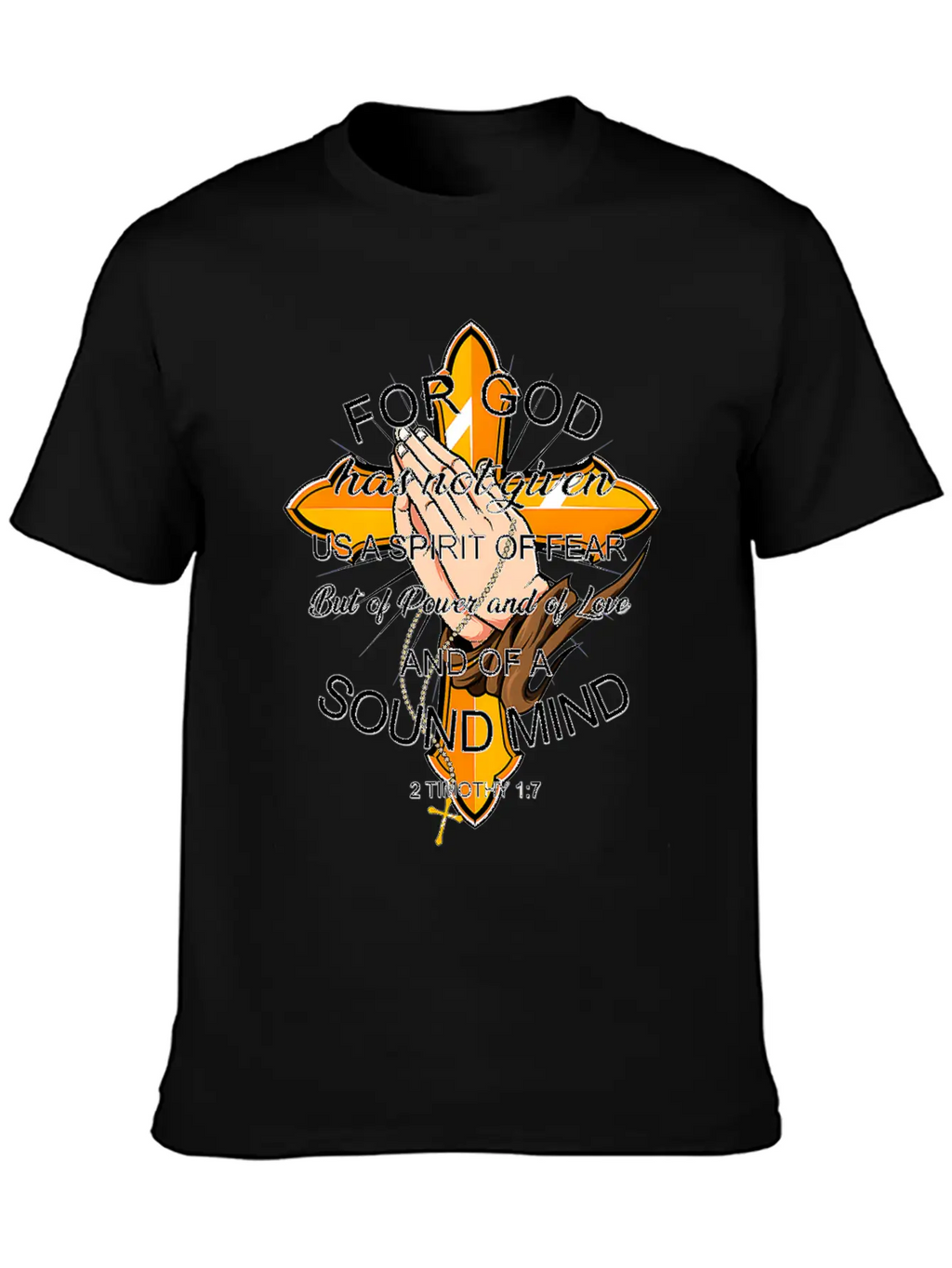 Bible Verse For God Has Not Given Us Spirit Of Modern Fit Casual T-Shirt – Clean And Versatile Design