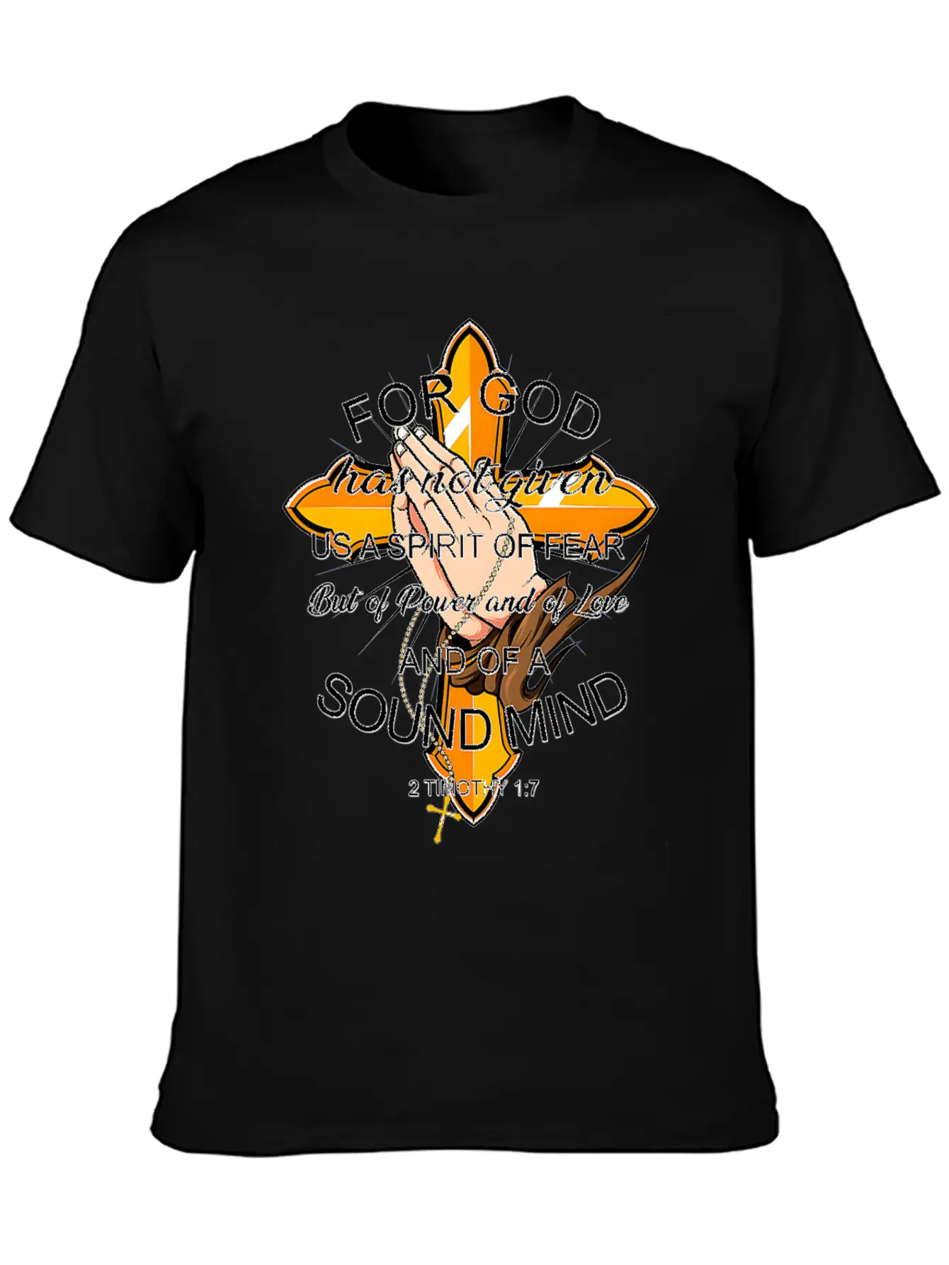 Bible Verse For God Has Not Given Us Spirit Of Modern Fit Casual T-Shirt – Clean And Versatile Design