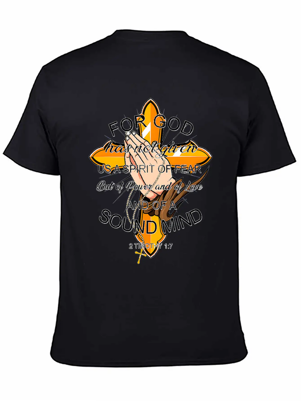 Bible Verse For God Has Not Given Us Spirit Of Modern Fit Casual T-Shirt – Clean And Versatile Design