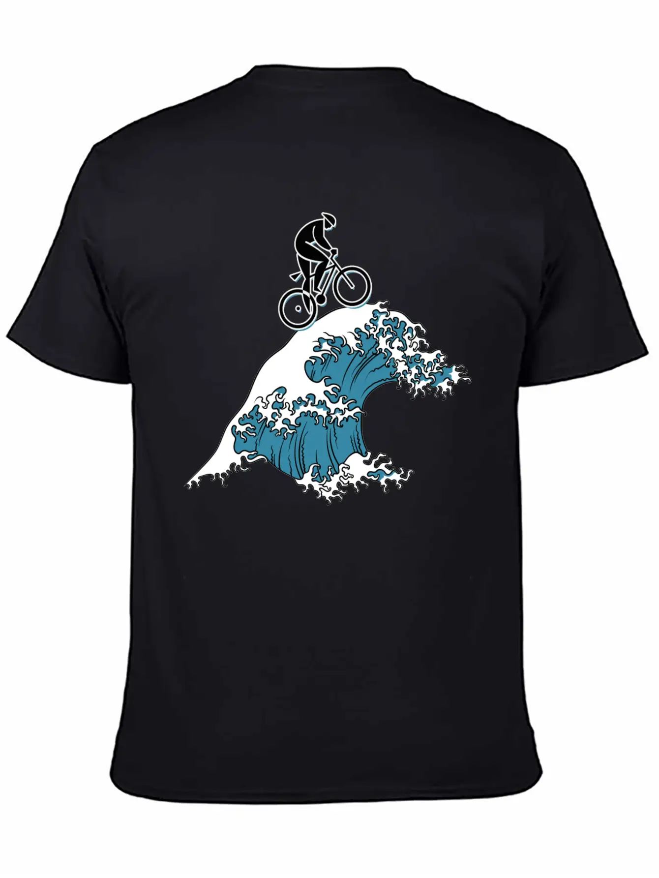 Bicycle Cycling Japanese Tsunami Breathable Soft Cotton T-Shirt – Timeless Casual Look