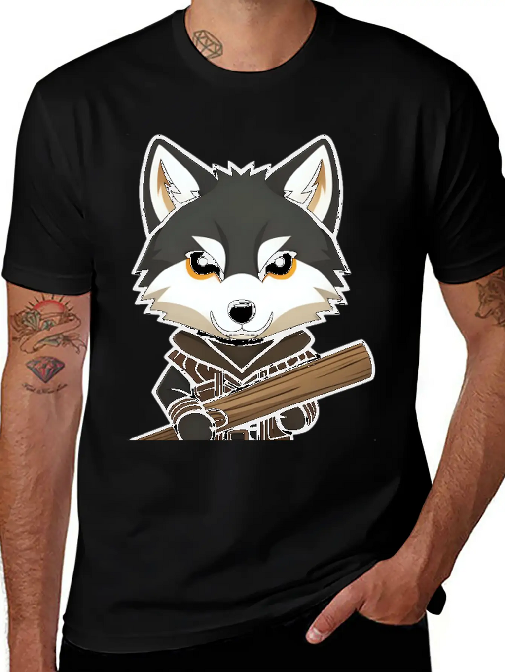 Big Bad Wolf Stylish Everyday T-Shirt – Unisex Basic Cotton Tee