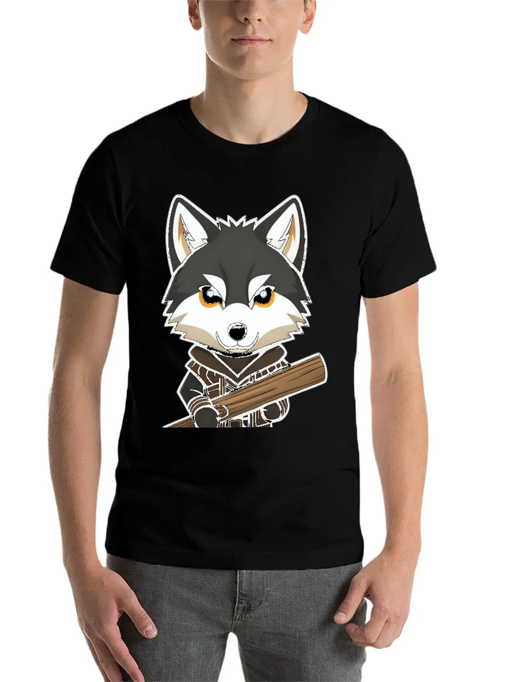 Big Bad Wolf Stylish Everyday T-Shirt – Unisex Basic Cotton Tee
