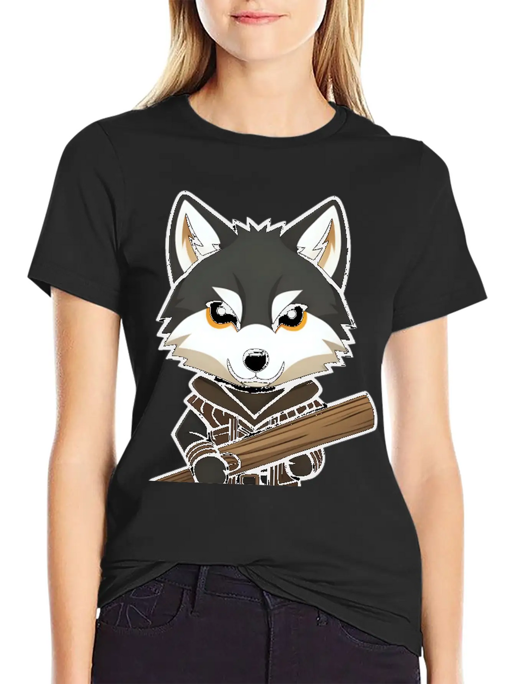 Big Bad Wolf Stylish Everyday T-Shirt – Unisex Basic Cotton Tee