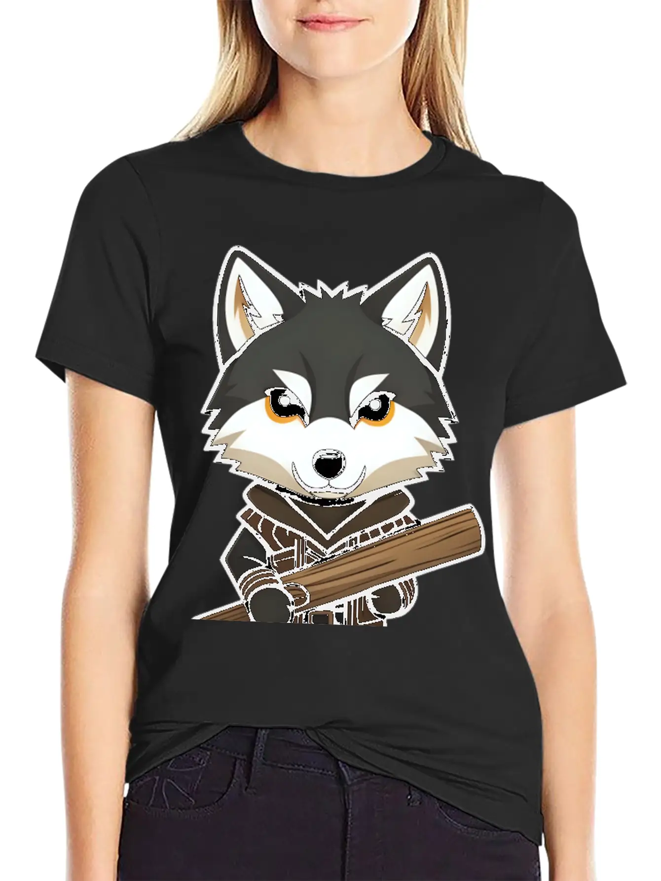 Big Bad Wolf Stylish Everyday T-Shirt – Unisex Basic Cotton Tee