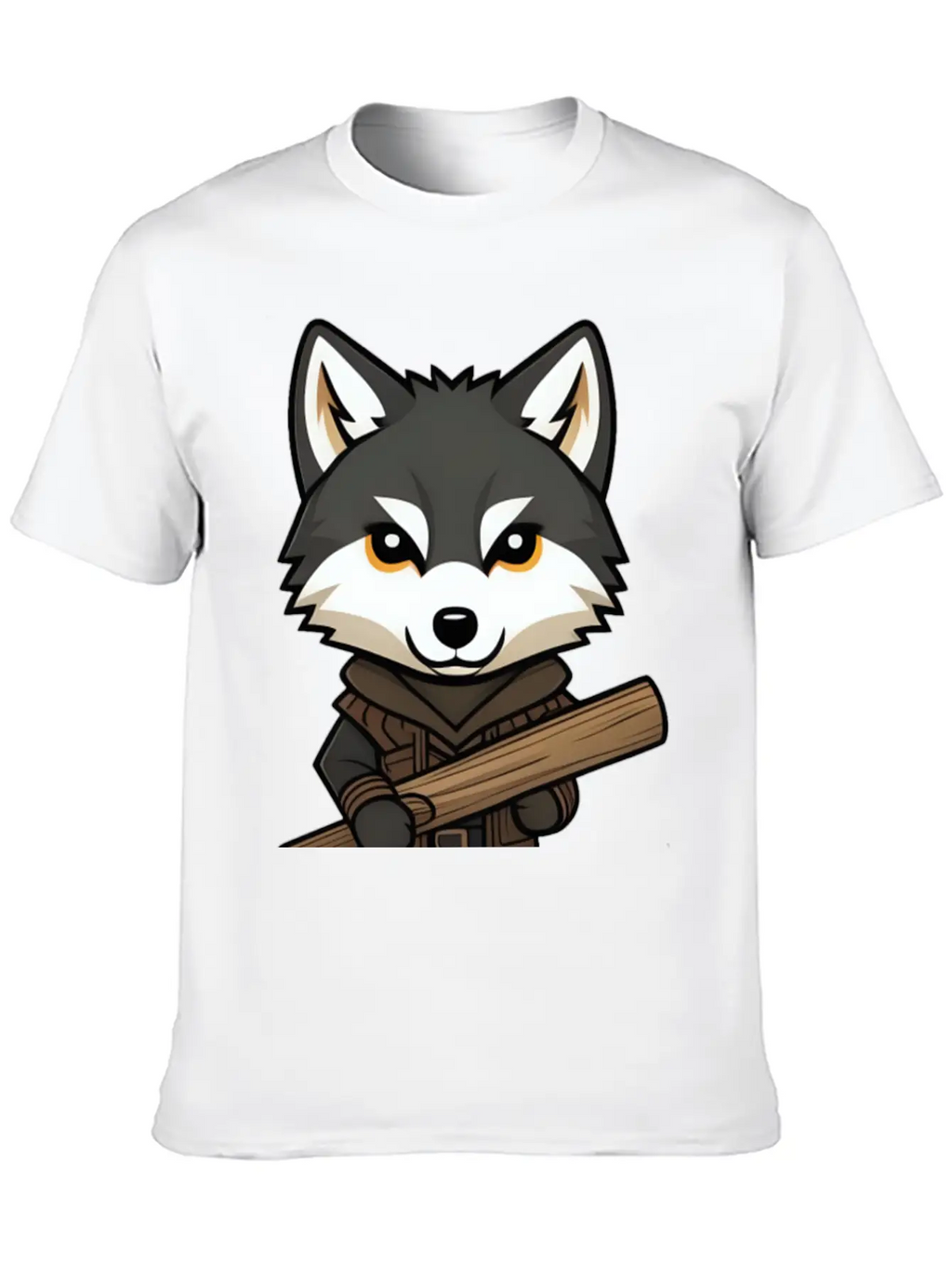 Big Bad Wolf Stylish Everyday T-Shirt – Unisex Basic Cotton Tee