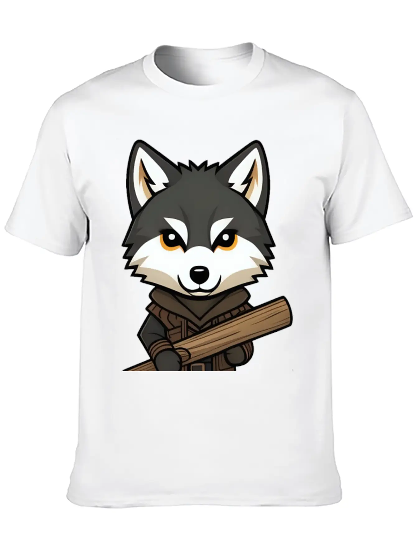 Big Bad Wolf Stylish Everyday T-Shirt – Unisex Basic Cotton Tee